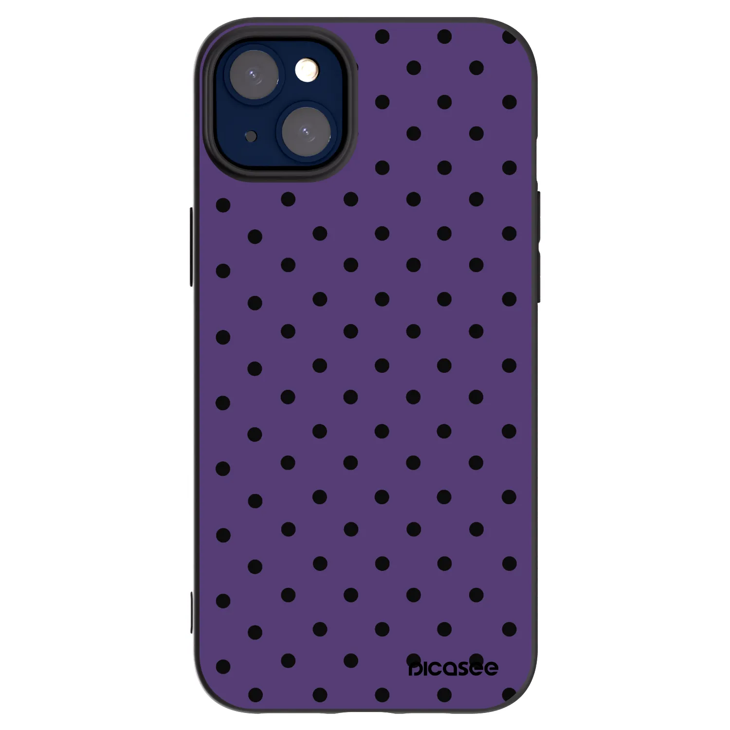 Picasee crna silikonska maskica za Apple iPhone 14 Plus - Flickers 2