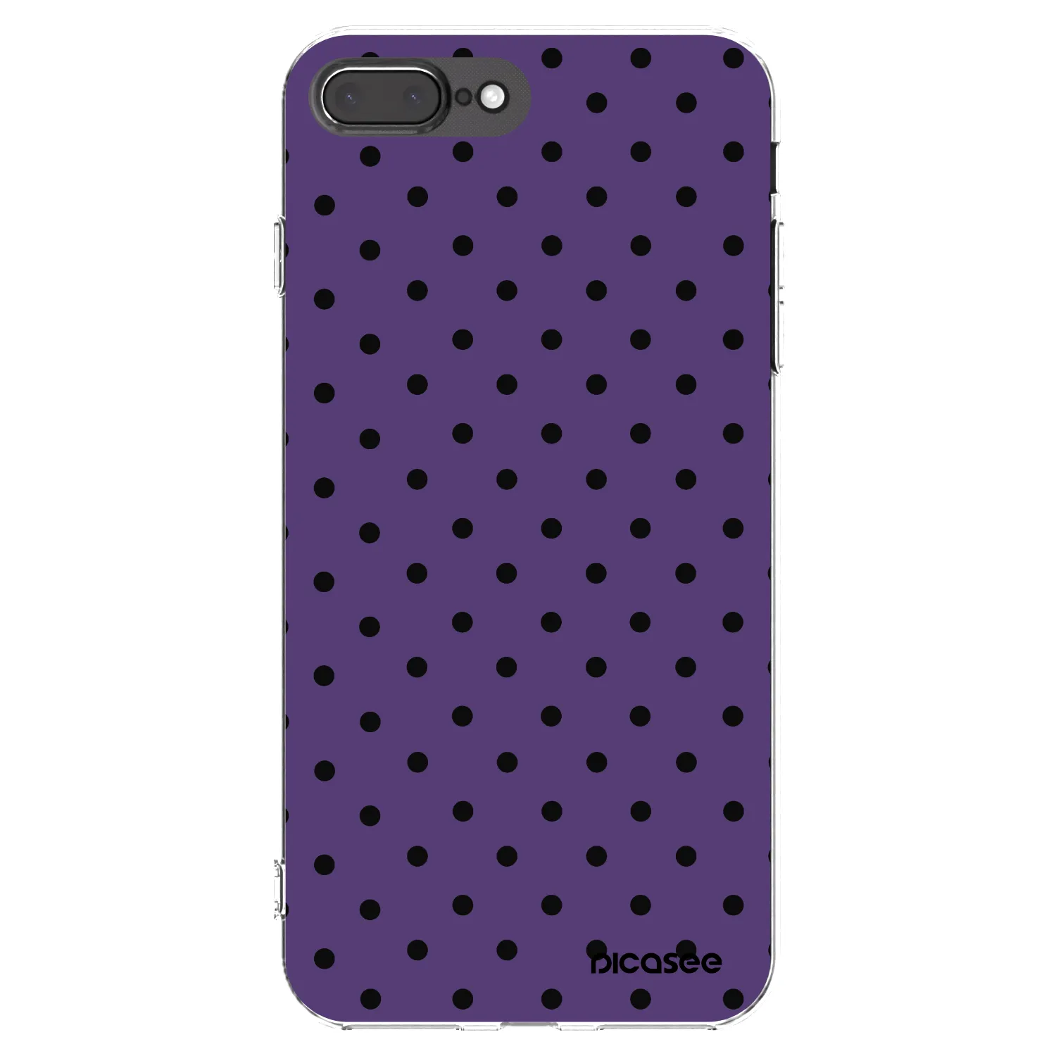 Picasee silikonska prozirna maskica za Apple iPhone 8 Plus - Flickers 2