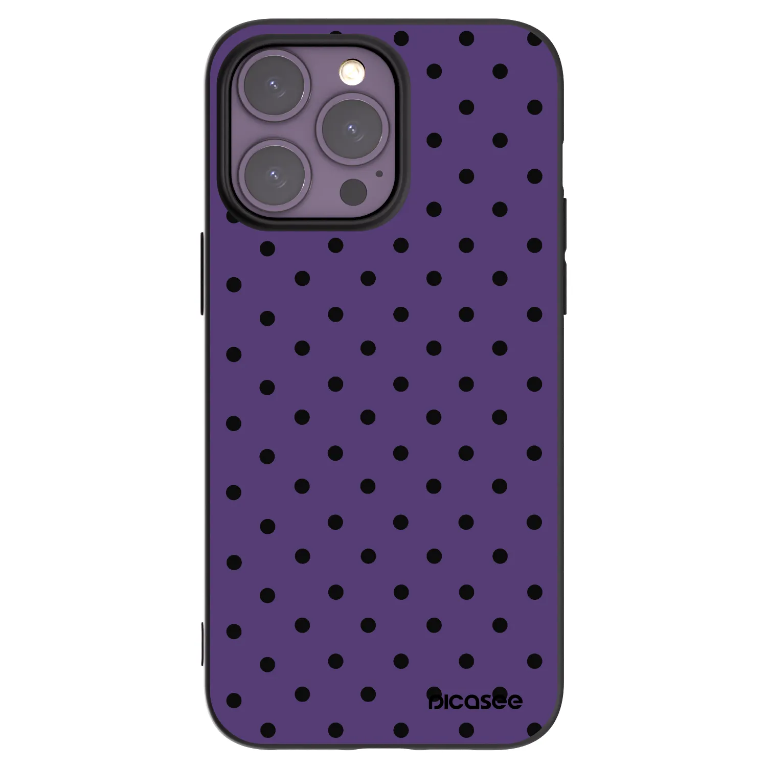Picasee crna silikonska maskica za Apple iPhone 14 Pro Max - Flickers 2