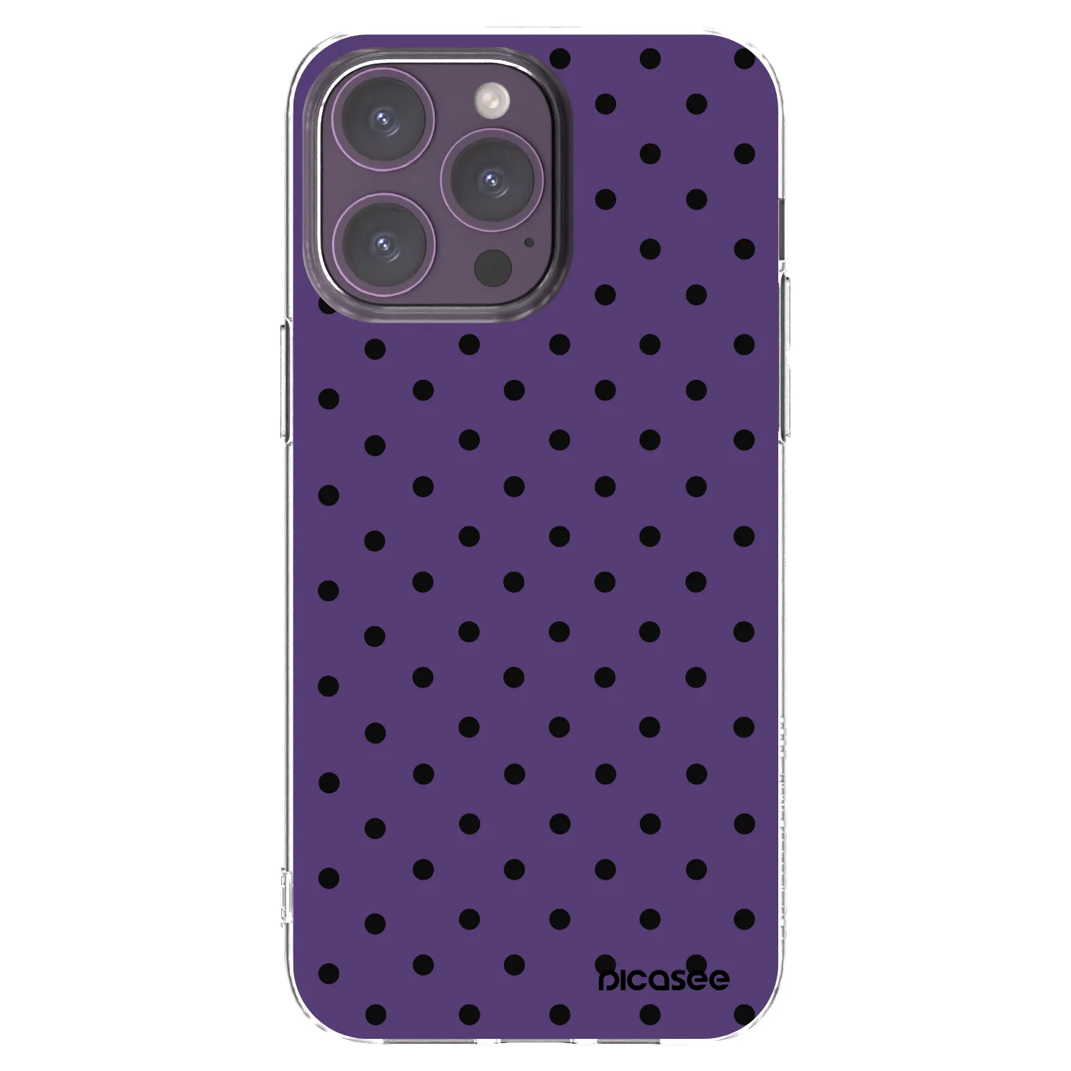Picasee silikonska prozirna maskica za Apple iPhone 14 Pro Max - Flickers 2