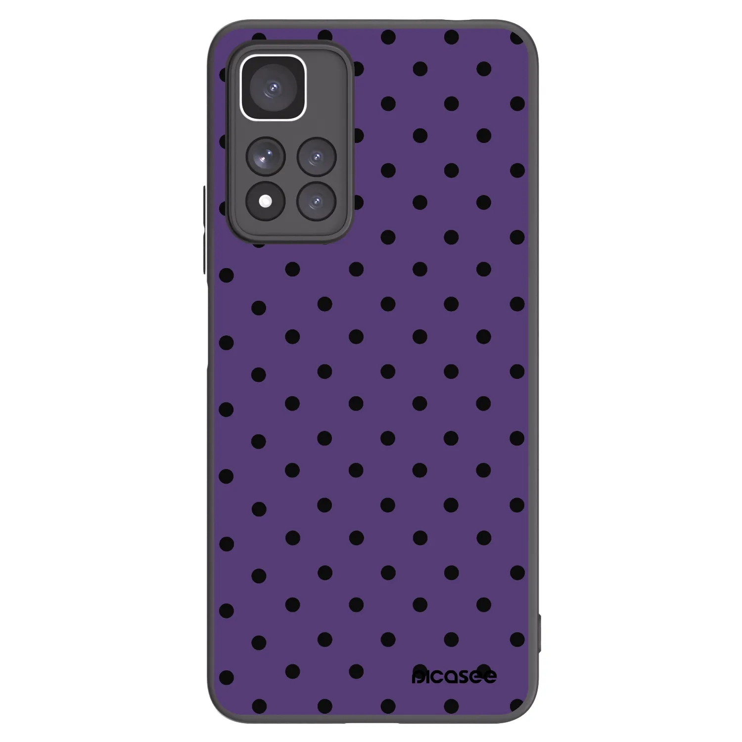 Picasee crna silikonska maskica za Xiaomi Redmi Note 11 Pro+ 5G - Flickers 2