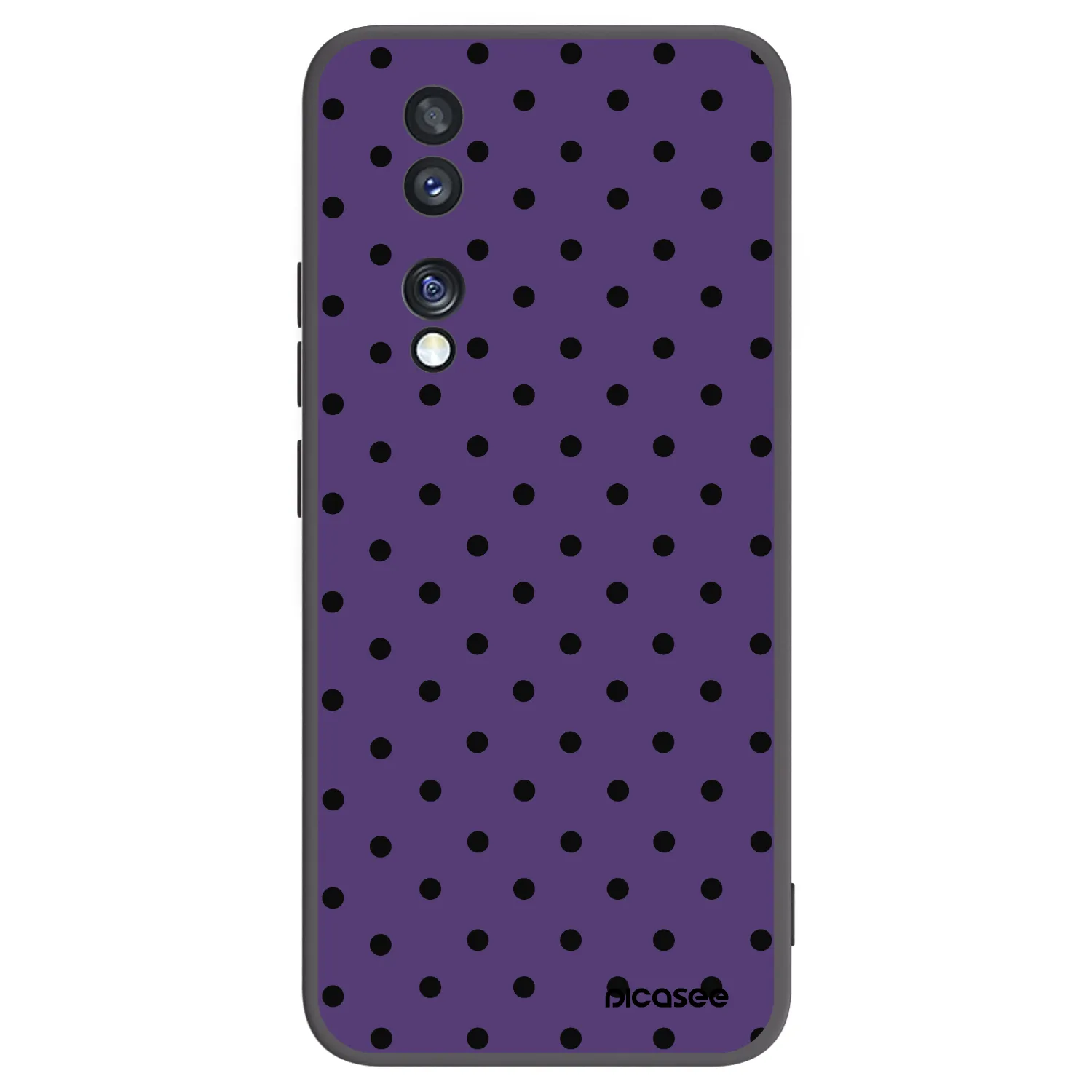 Picasee crna silikonska maskica za Honor 70 - Flickers 2