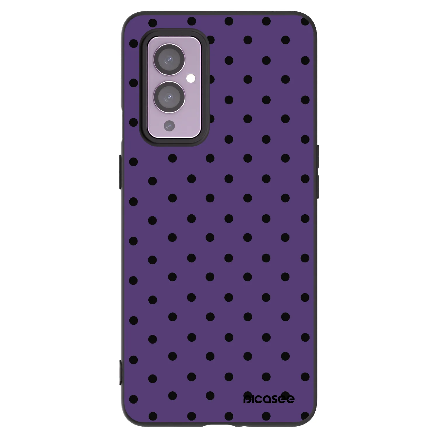 Picasee crna silikonska maskica za OnePlus 9 - Flickers 2