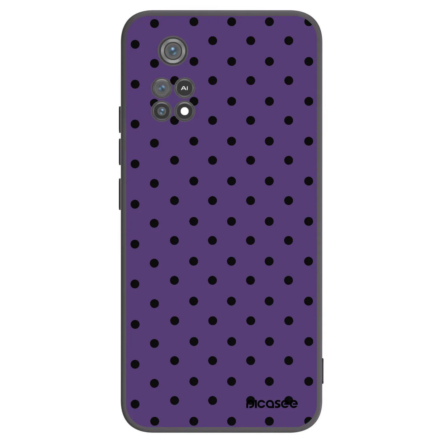 Picasee crna silikonska maskica za Xiaomi Poco M4 Pro - Flickers 2