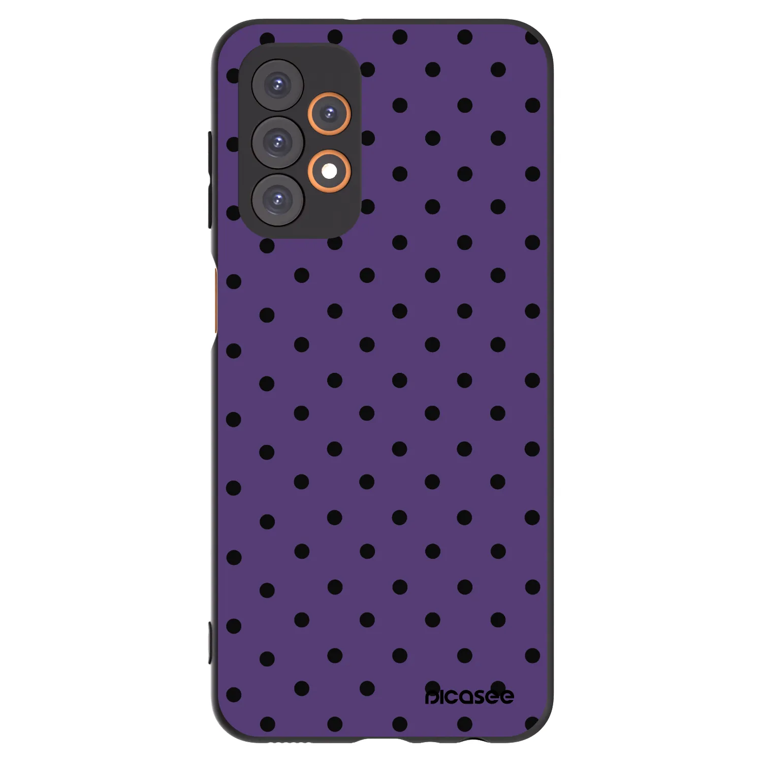 Picasee crna silikonska maskica za Samsung Galaxy A23 A236B 5G - Flickers 2