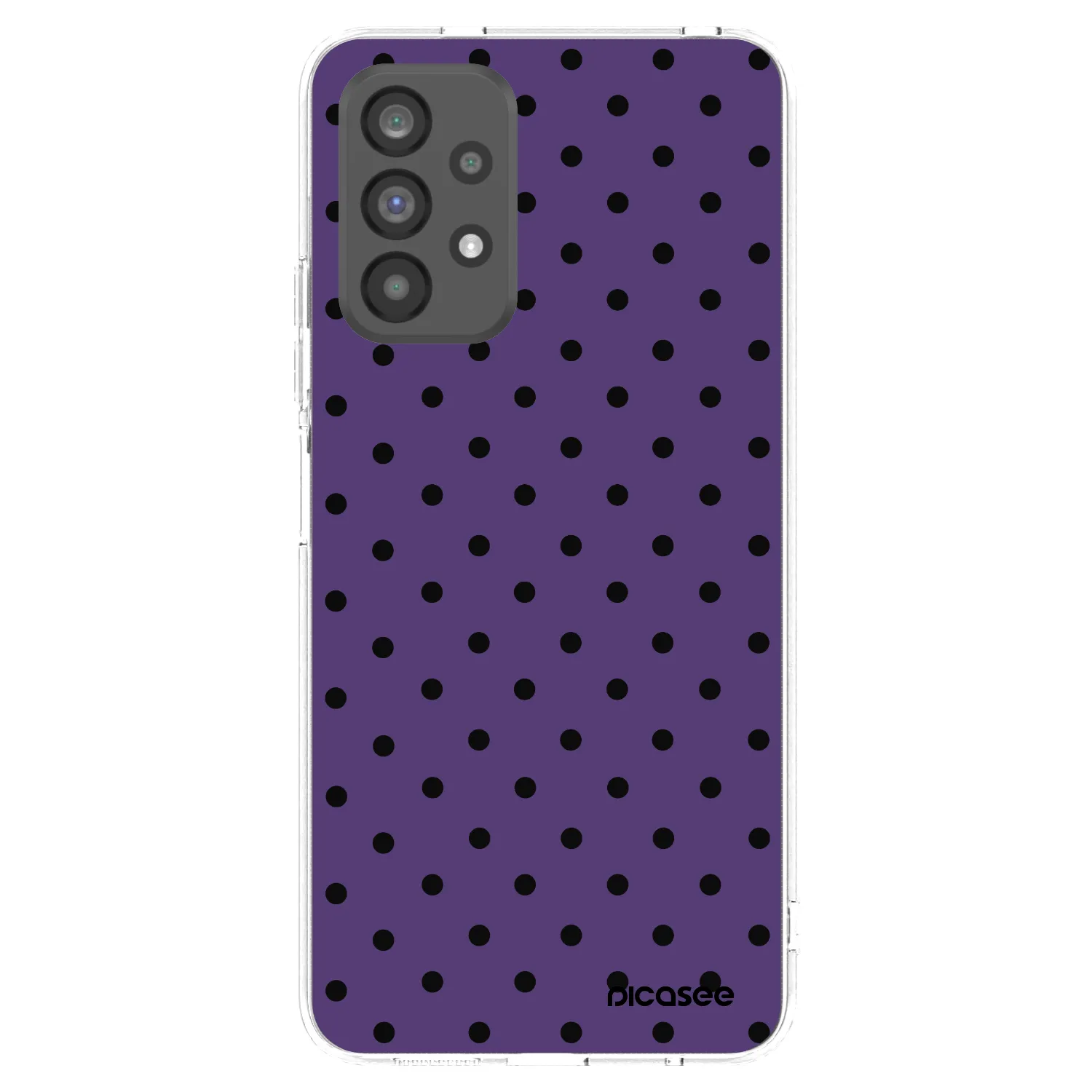 Picasee silikonska prozirna maskica za Samsung Galaxy A73 5G - Flickers 2