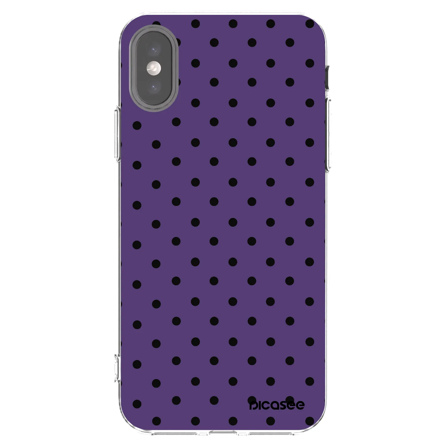 Picasee silikonska prozirna maskica za Apple iPhone X/XS - Flickers 2