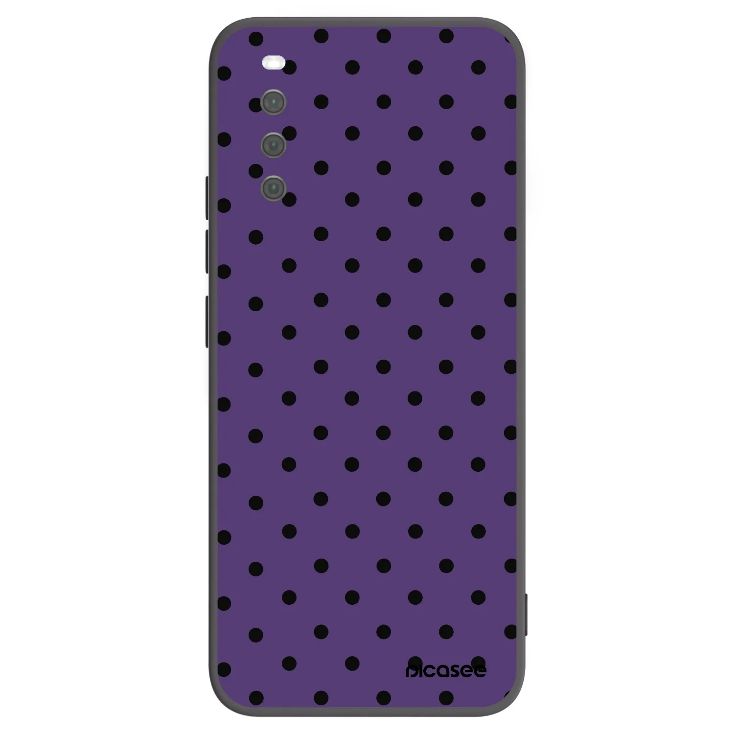 Picasee crna silikonska maskica za Sony Xperia 10 III - Flickers 2