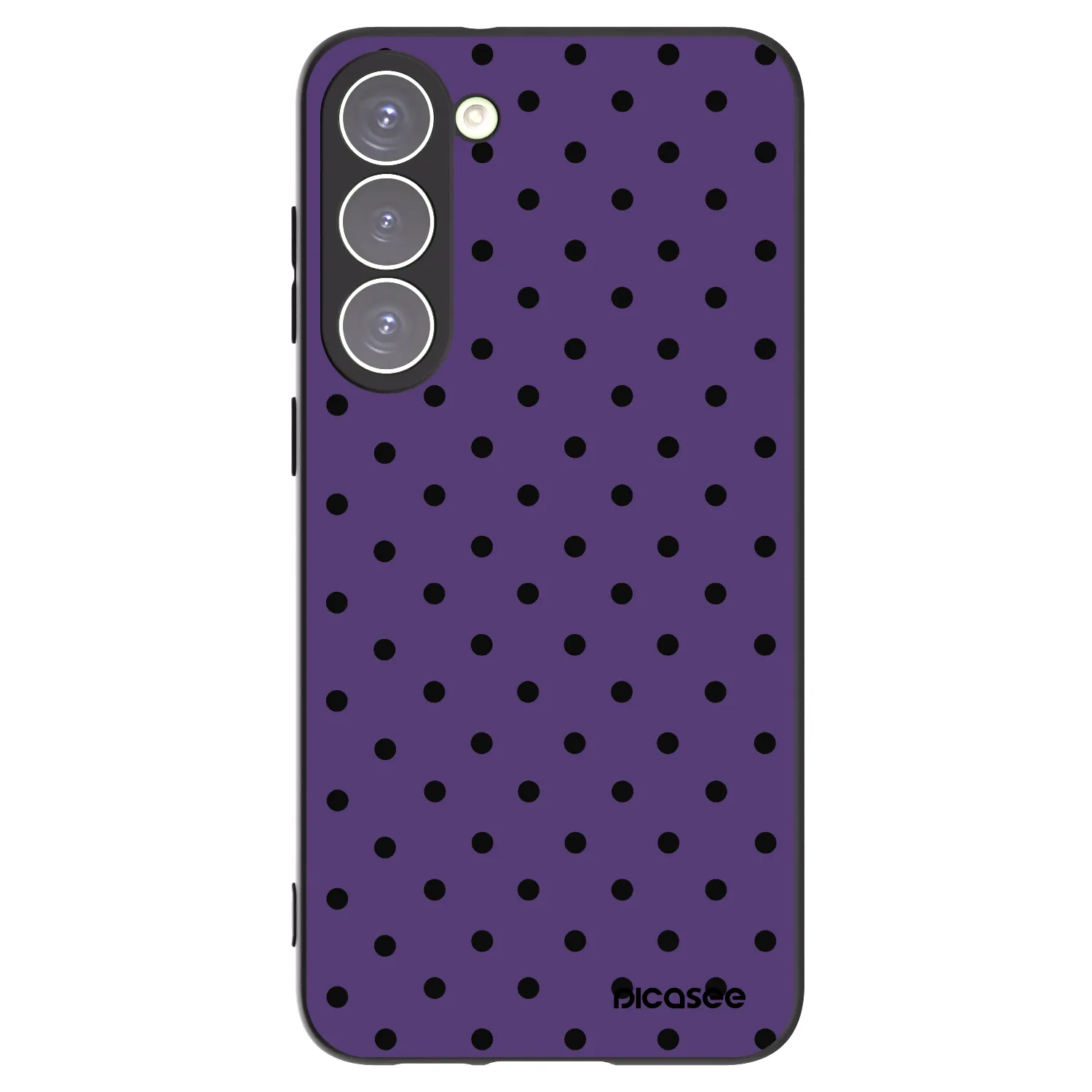 Picasee crna silikonska maskica za Samsung Galaxy S23+ 5G - Flickers 2