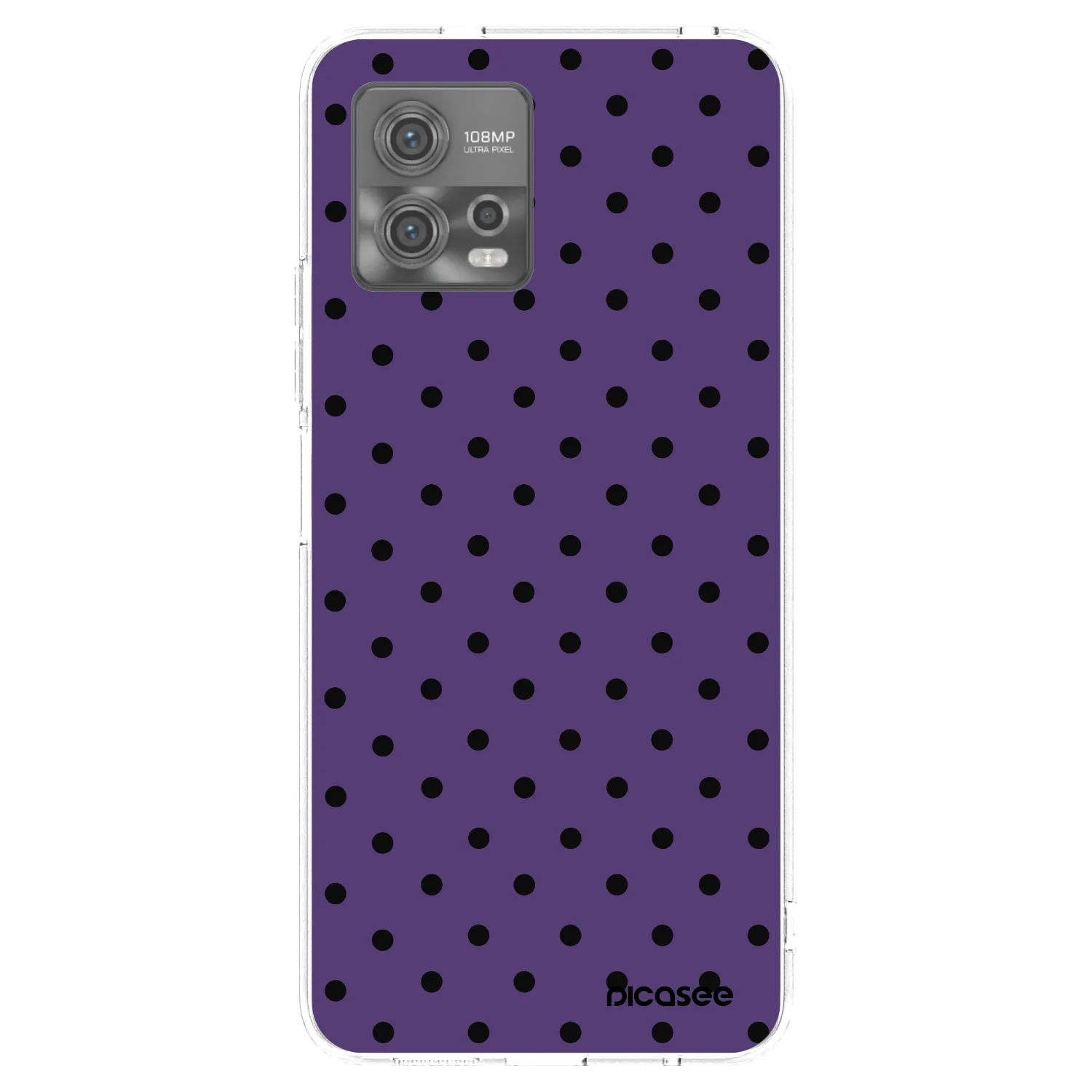 Picasee silikonska prozirna maskica za Motorola Moto G72 - Flickers 2