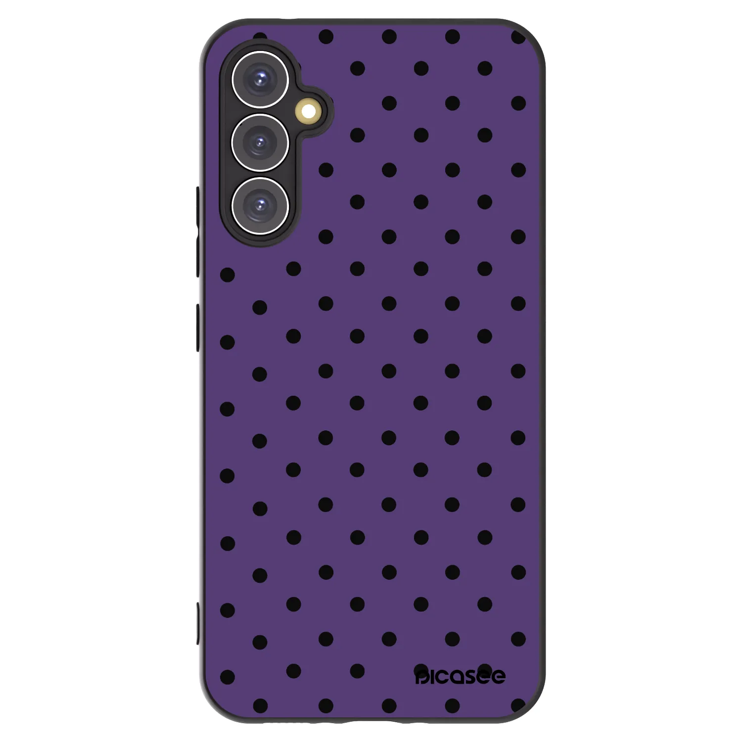 Picasee crna silikonska maskica za Samsung Galaxy A34 5G A346B - Flickers 2