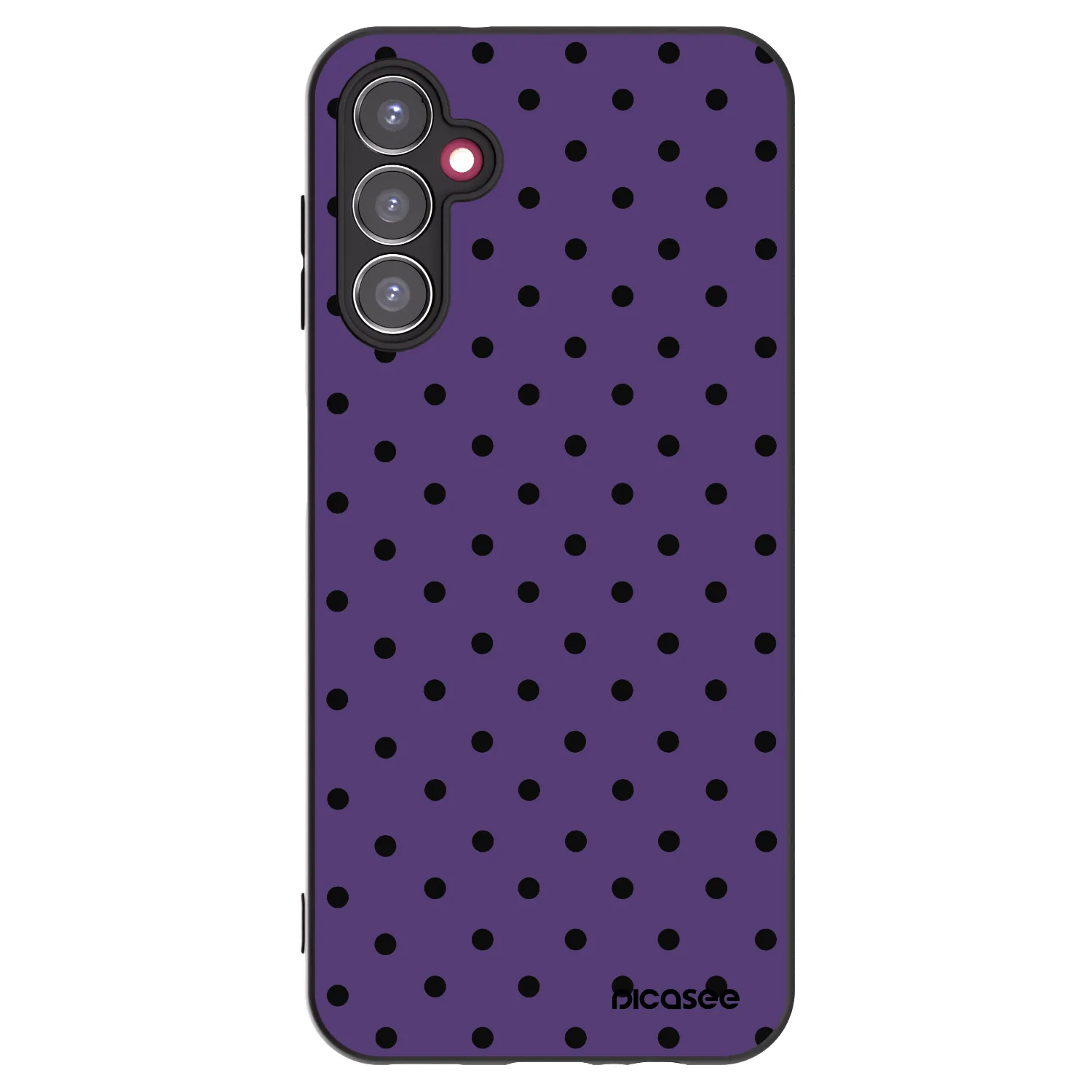 Picasee crna silikonska maskica za Samsung Galaxy A14 4G A145R - Flickers 2