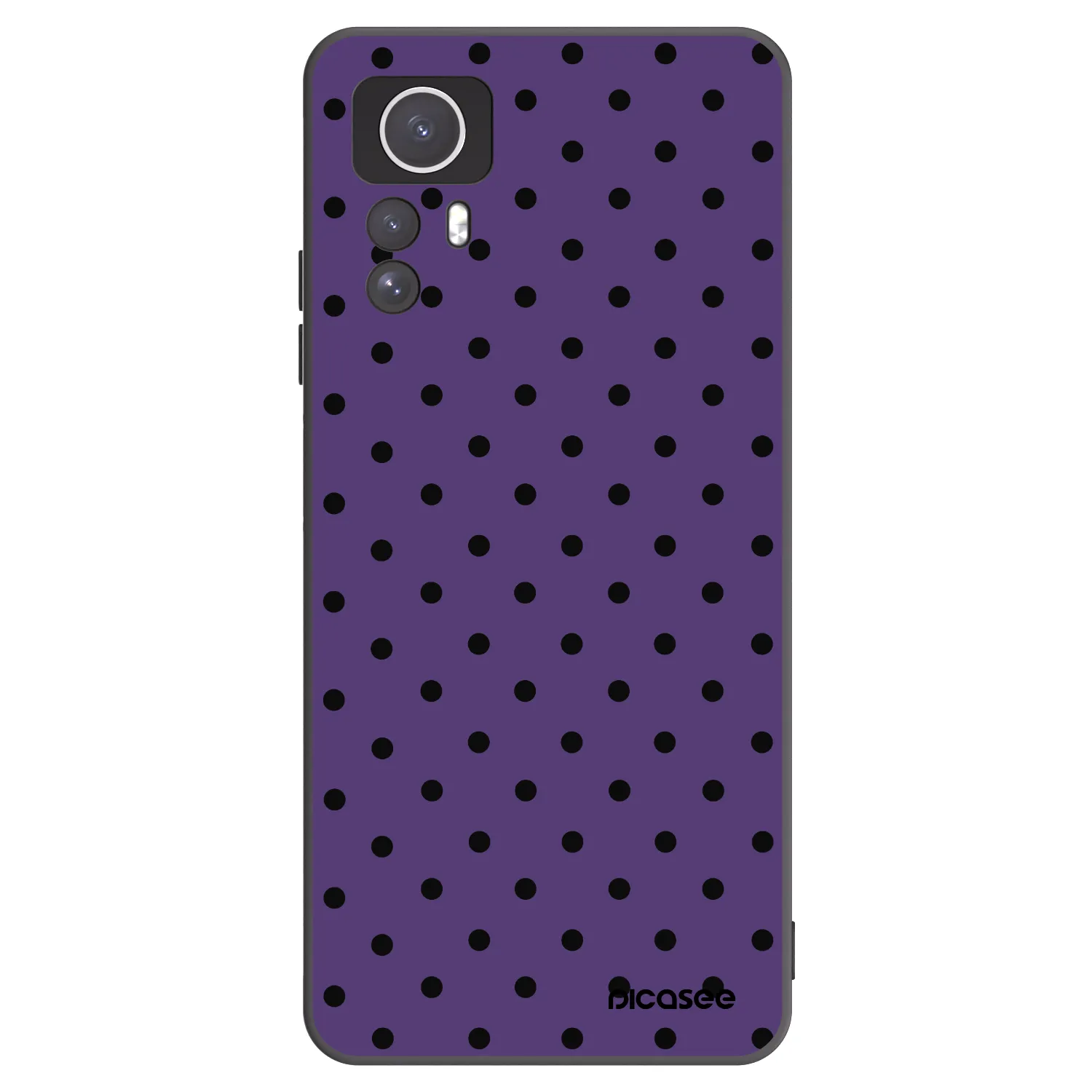 Picasee crna silikonska maskica za Xiaomi Redmi Note 12S - Flickers 2