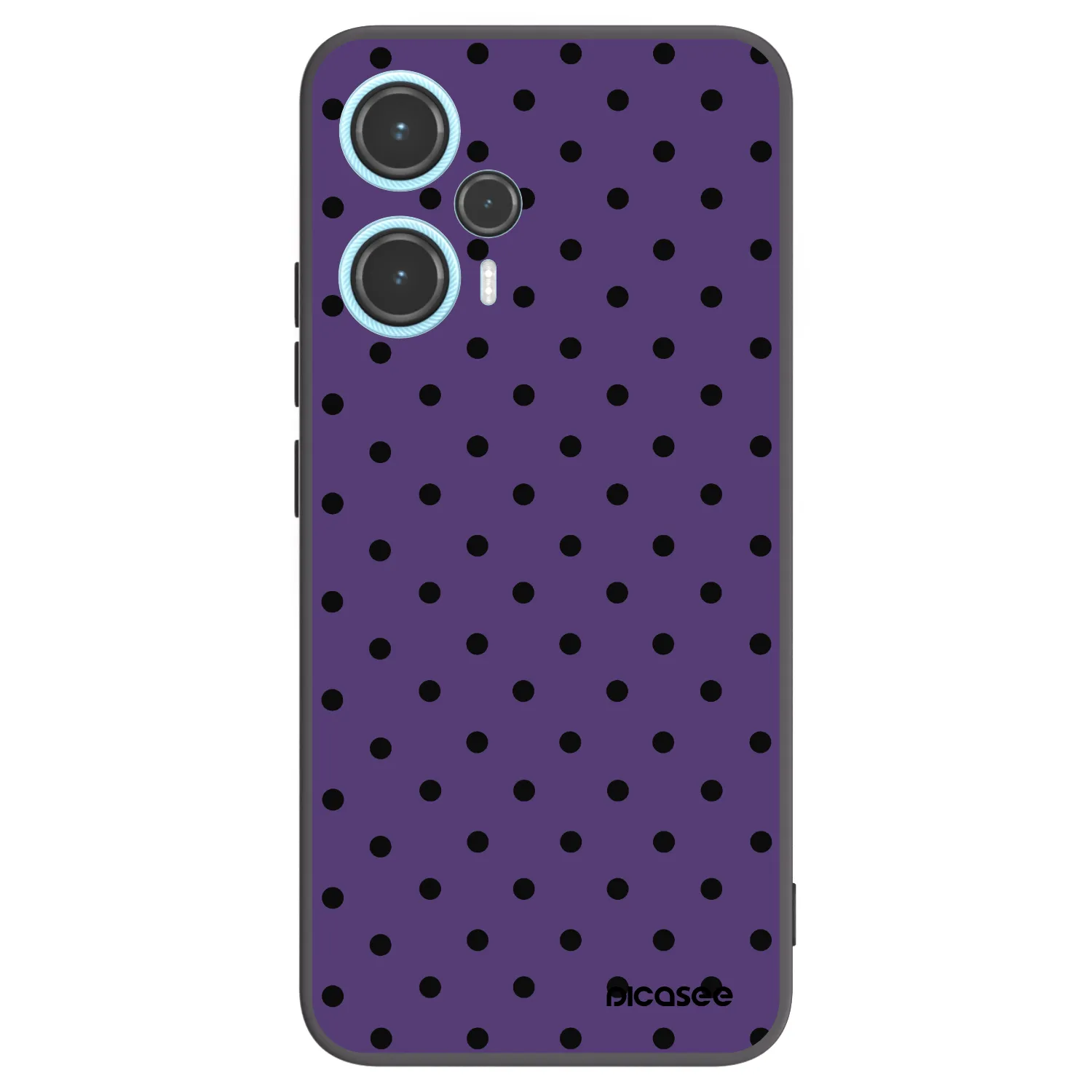 Picasee crna silikonska maskica za Xiaomi Poco F5 - Flickers 2