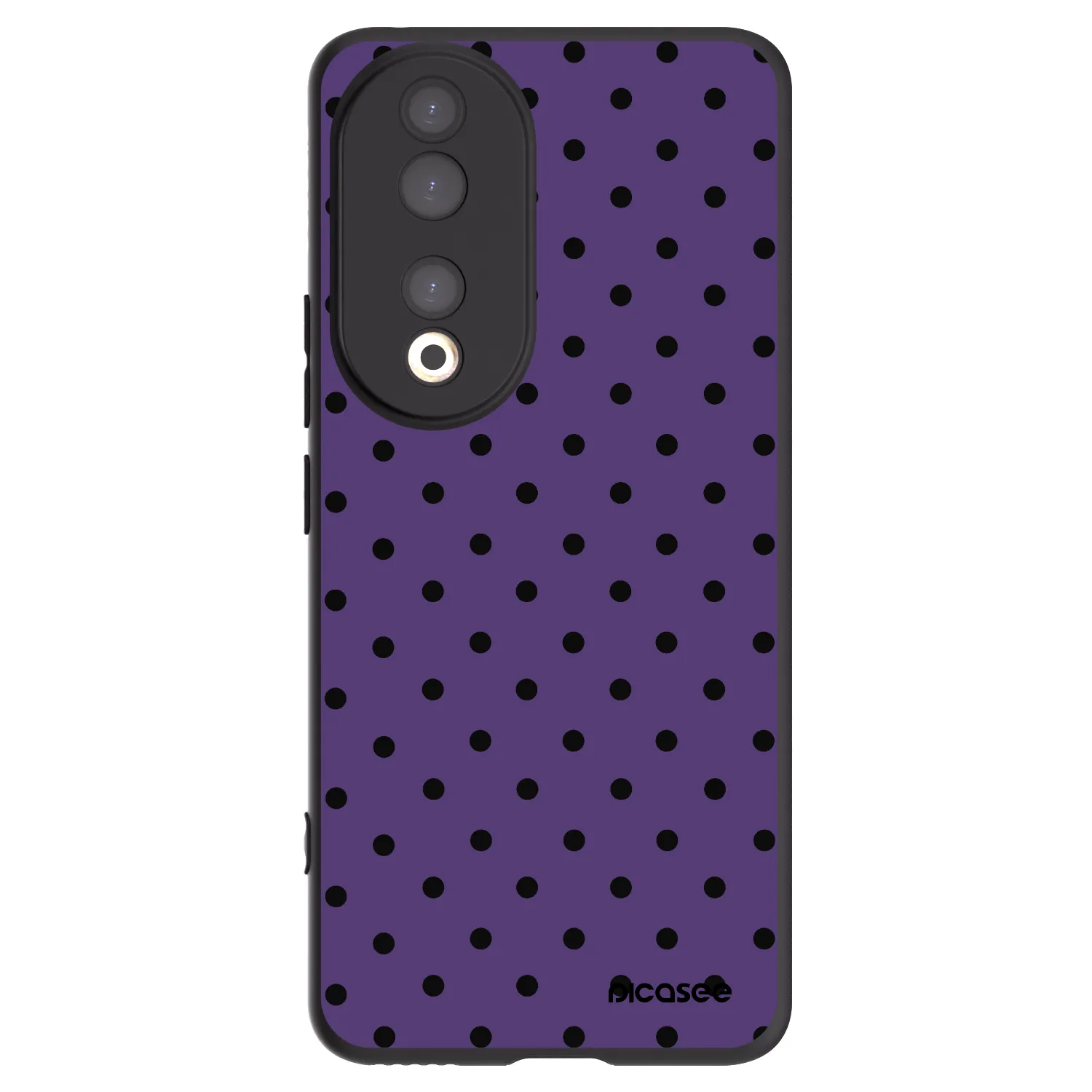 Picasee crna silikonska maskica za Honor 90 5G - Flickers 2