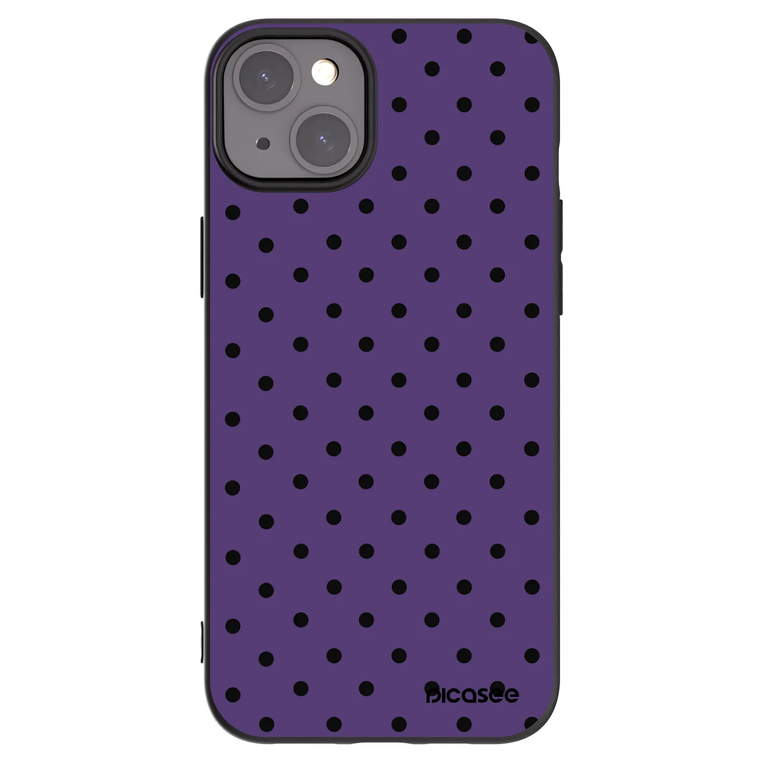 Picasee crna silikonska maskica za Apple iPhone 15 Plus - Flickers 2