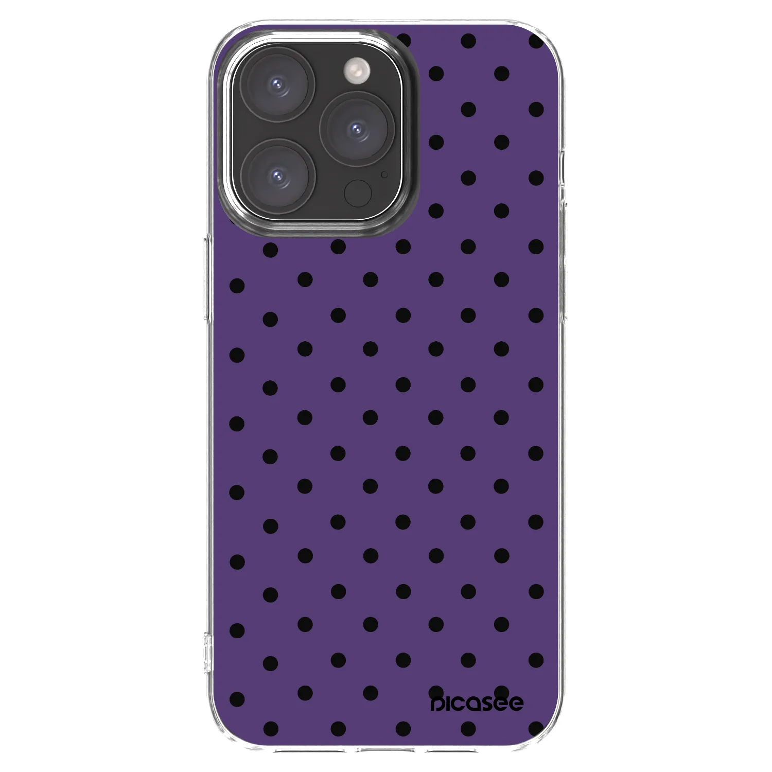 Picasee silikonska prozirna maskica za Apple iPhone 15 Pro Max - Flickers 2