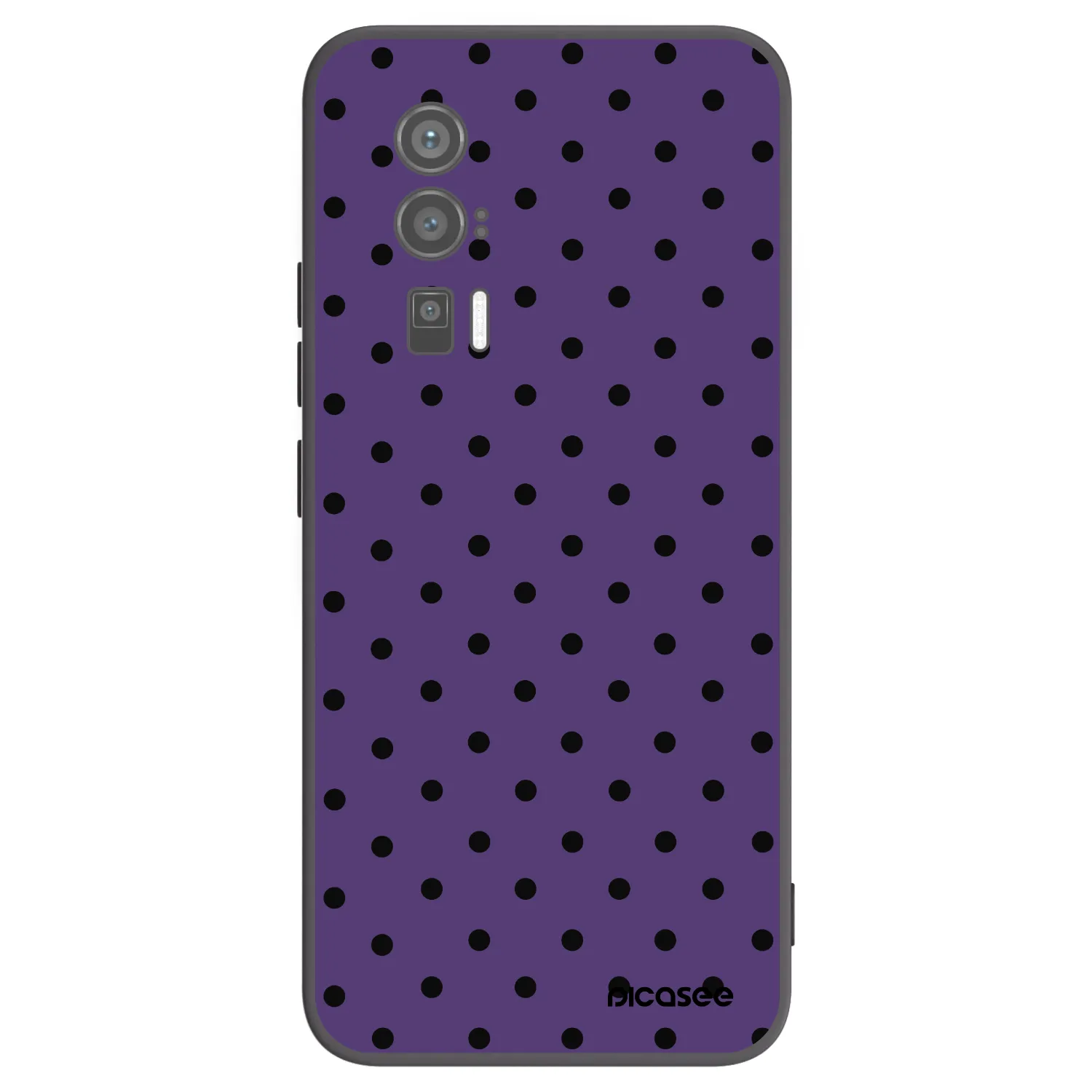 Picasee crna silikonska maskica za Xiaomi Poco F5 Pro 5G - Flickers 2