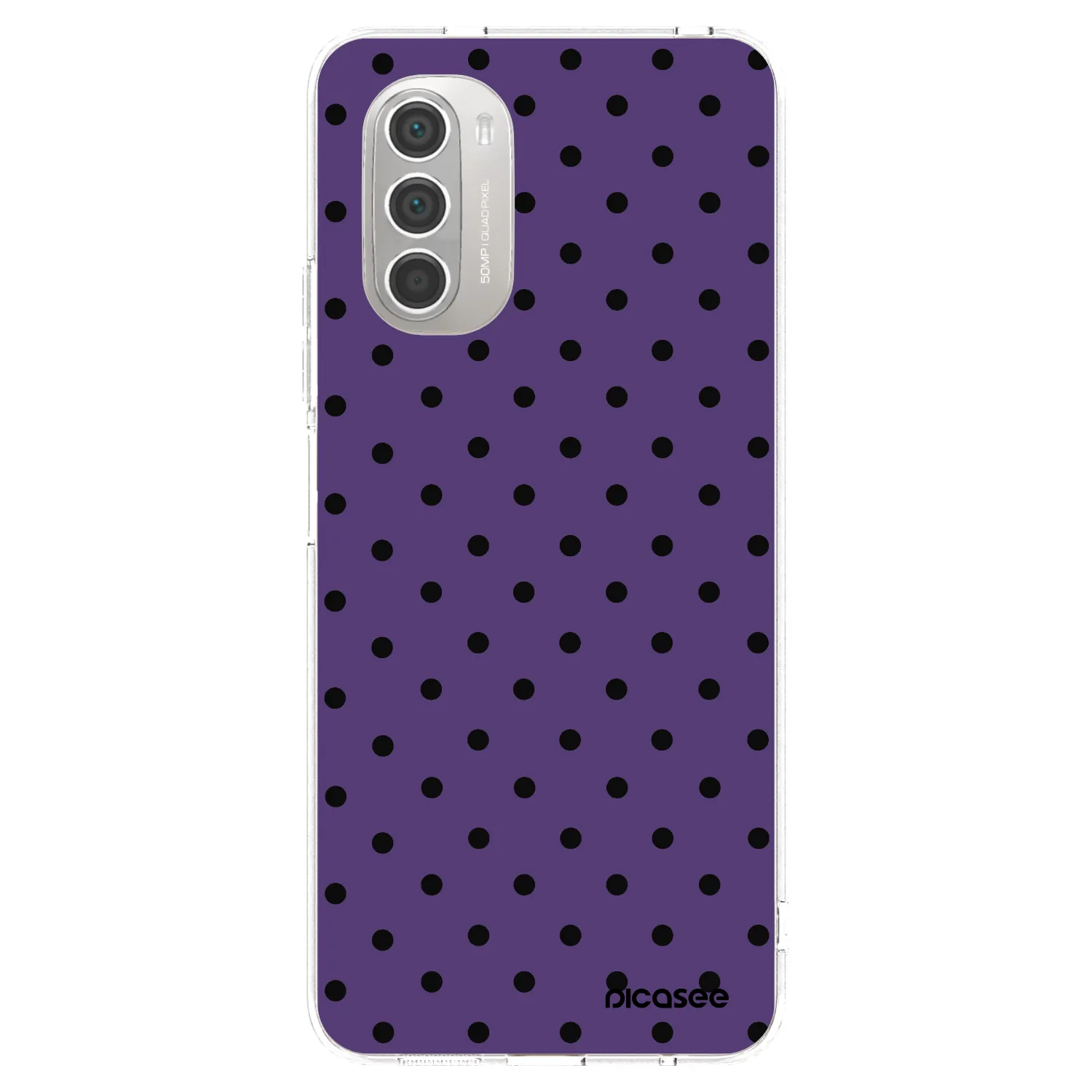 Picasee silikonska prozirna maskica za Motorola Moto G51 - Flickers 2