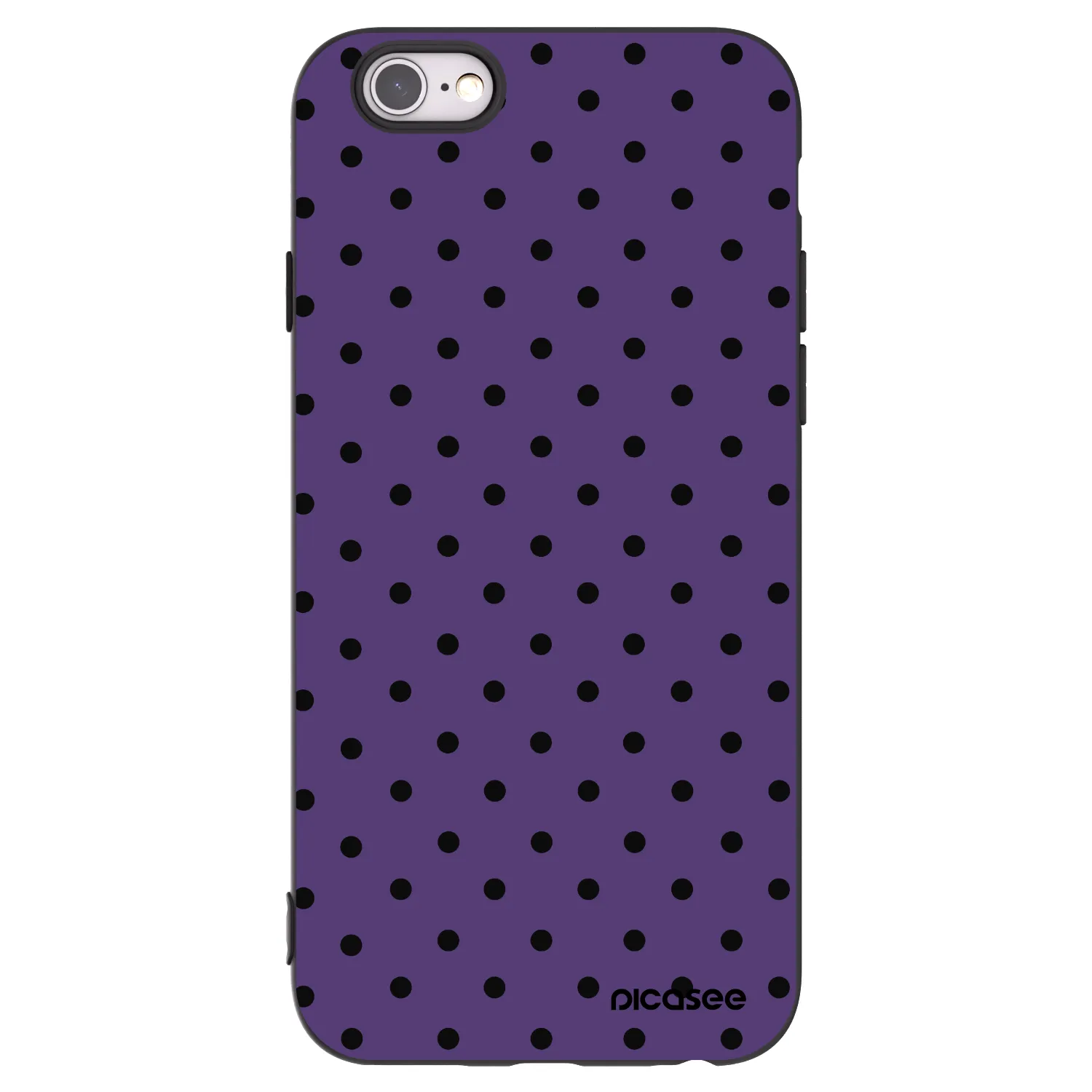 Picasee crna silikonska maskica za Apple iPhone 6/6S - Flickers 2