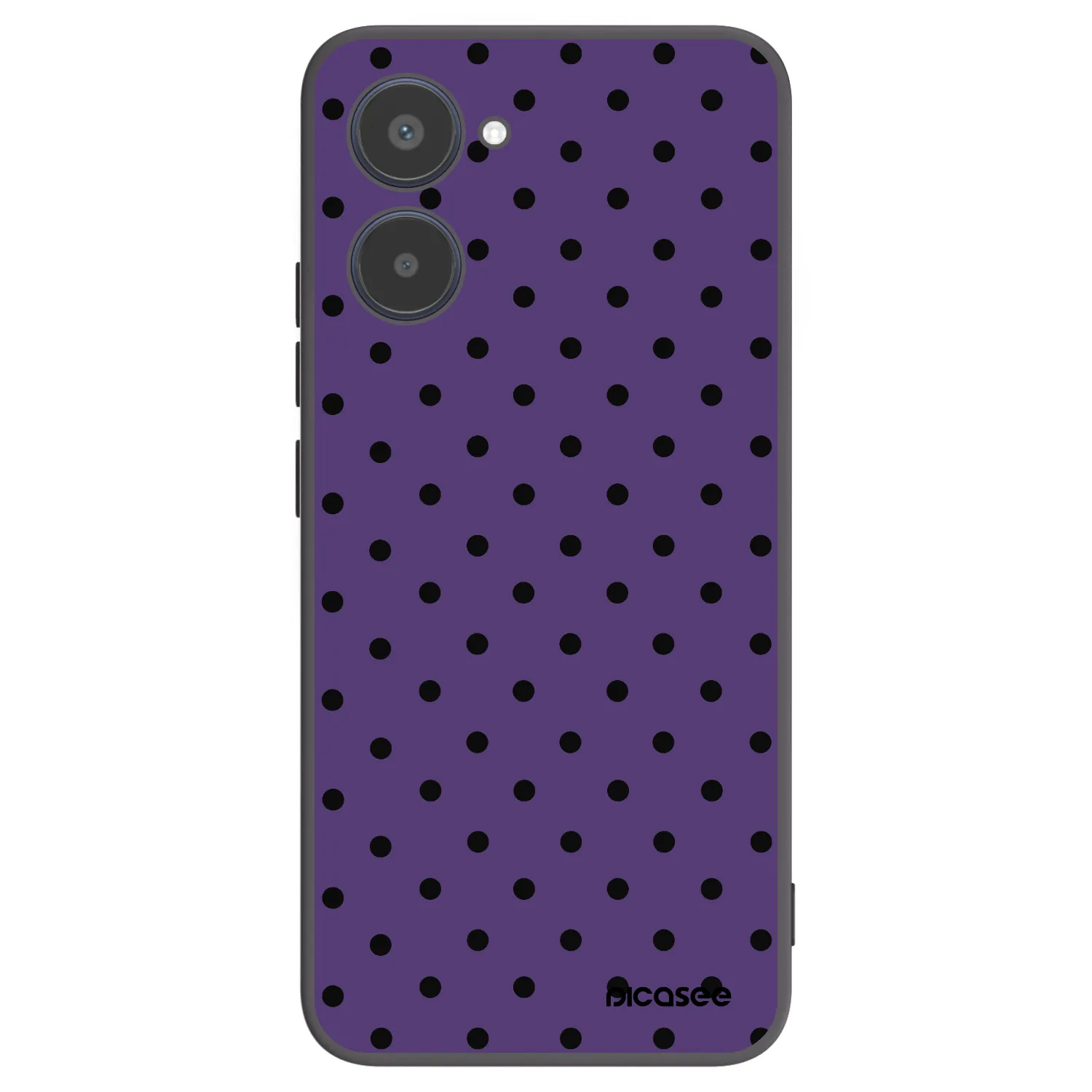 Picasee crna silikonska maskica za Realme 10 4G - Flickers 2