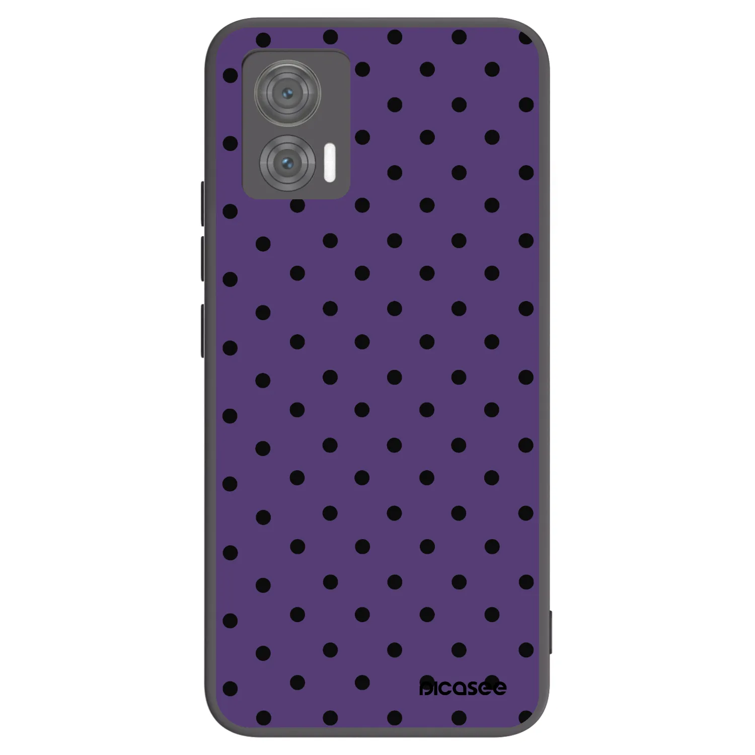 Picasee crna silikonska maskica za Motorola Edge 30 Neo - Flickers 2