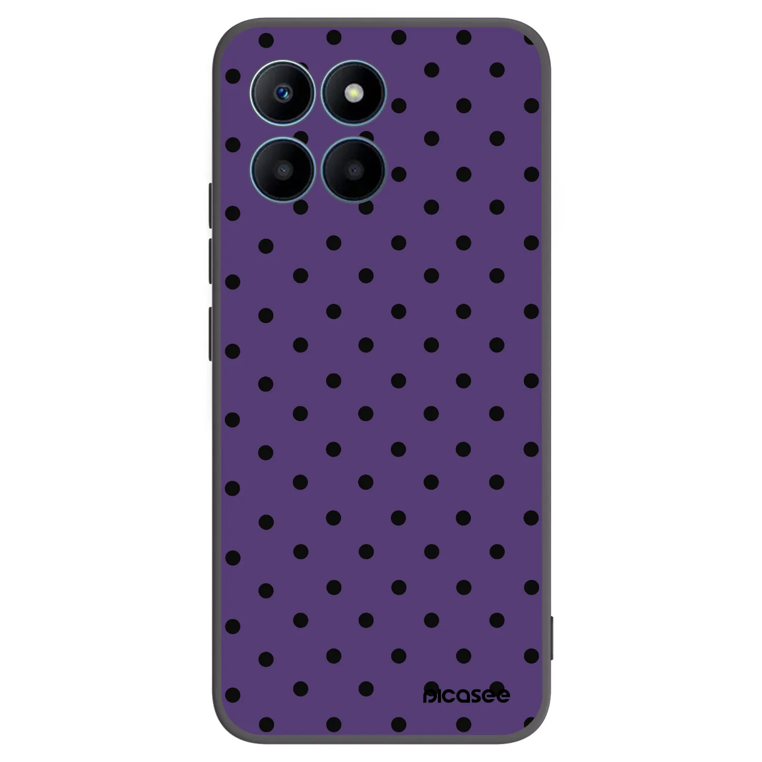 Picasee crna silikonska maskica za Honor 70 Lite - Flickers 2