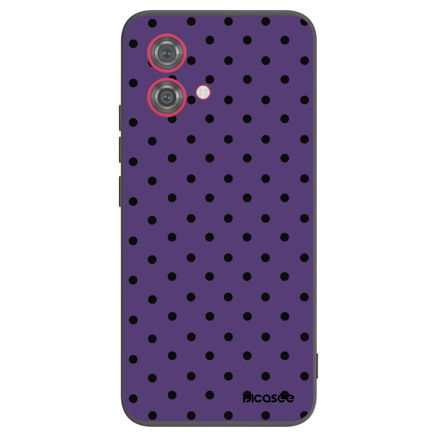 Picasee crna silikonska maskica za Motorola Moto G84 5G - Flickers 2
