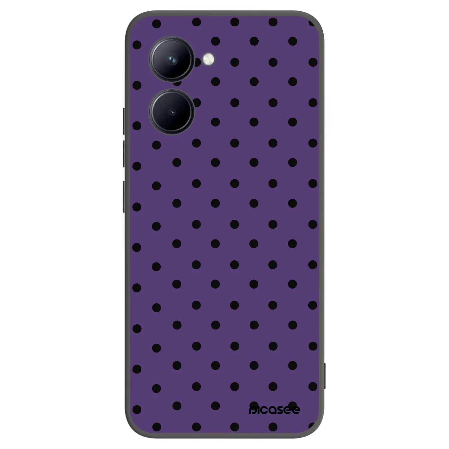 Picasee crna silikonska maskica za Realme C33 (2023) - Flickers 2