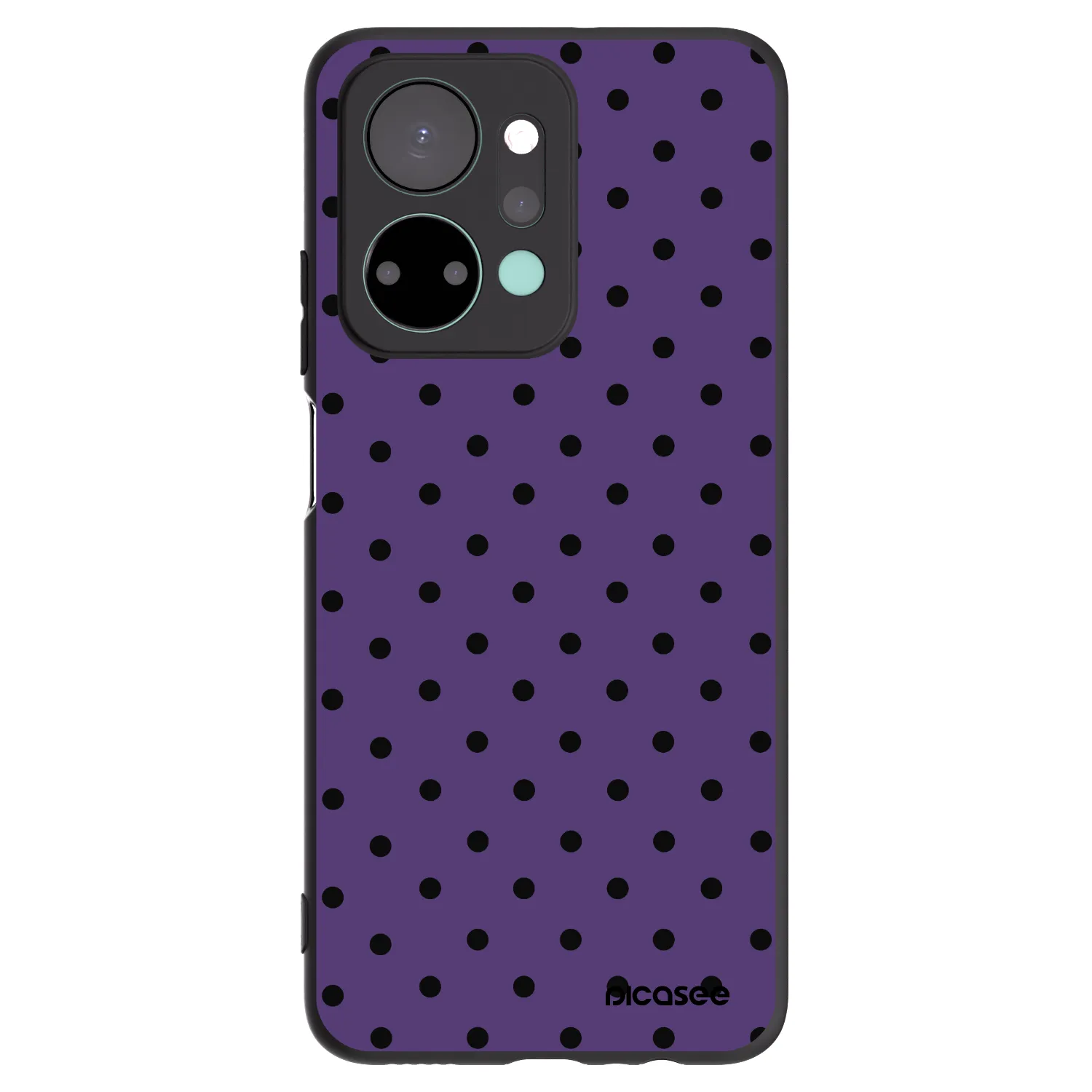 Picasee crna silikonska maskica za Honor X7a - Flickers 2