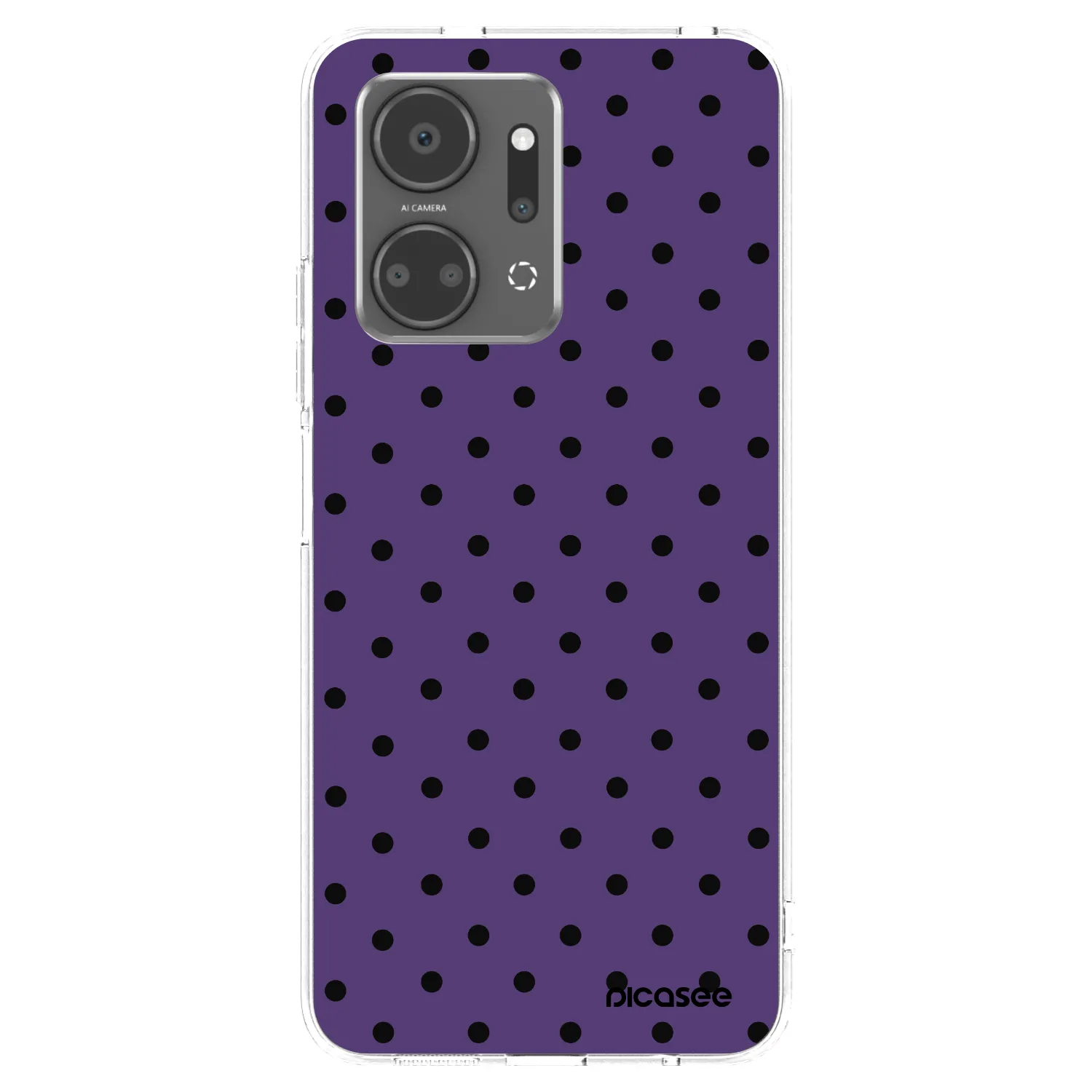 Picasee silikonska prozirna maskica za Honor X7a - Flickers 2