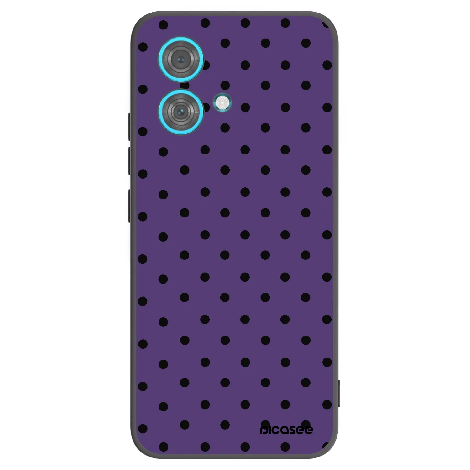 Picasee crna silikonska maskica za Motorola Edge 40 Neo - Flickers 2