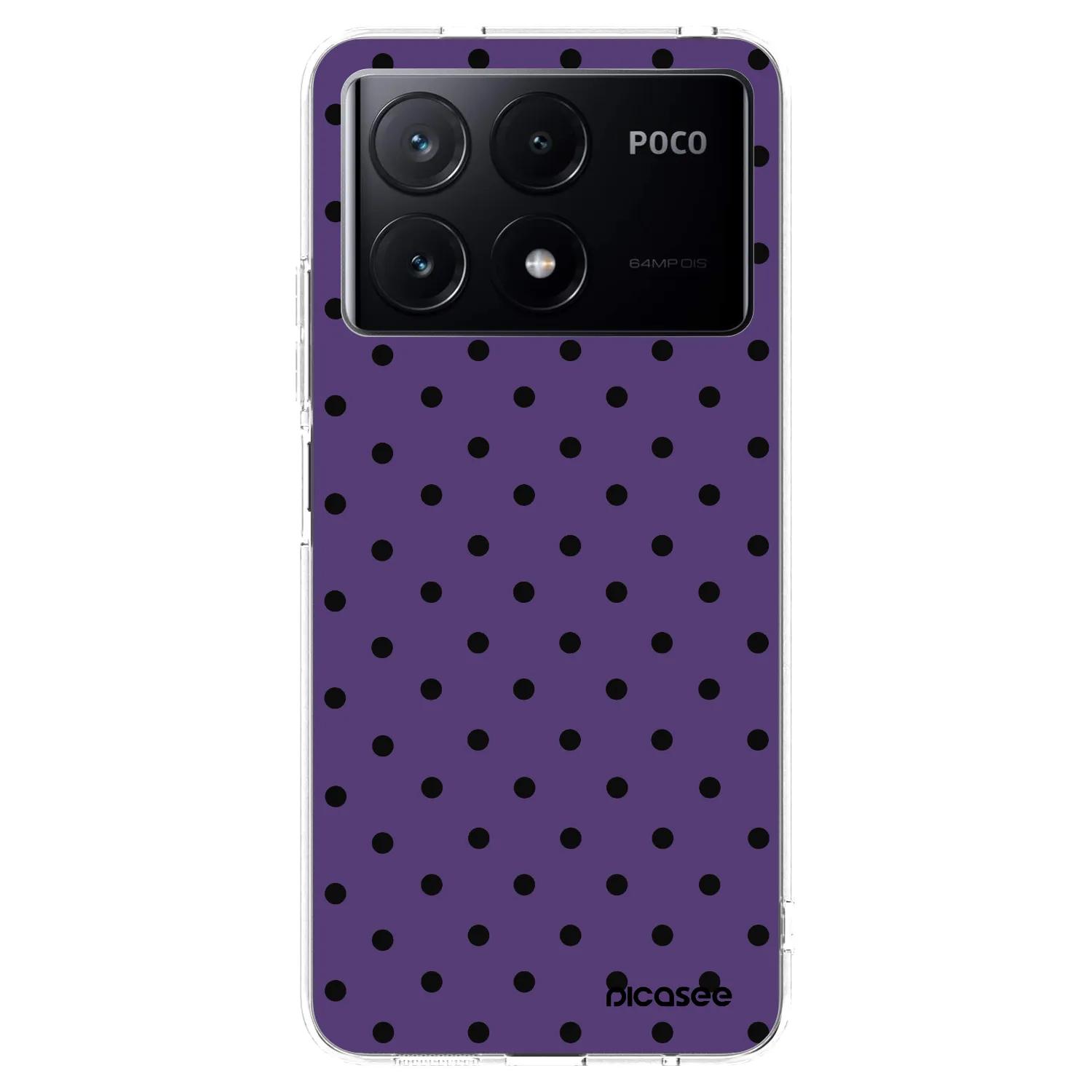 Picasee silikonska prozirna maskica za Xiaomi Poco X6 Pro - Flickers 2