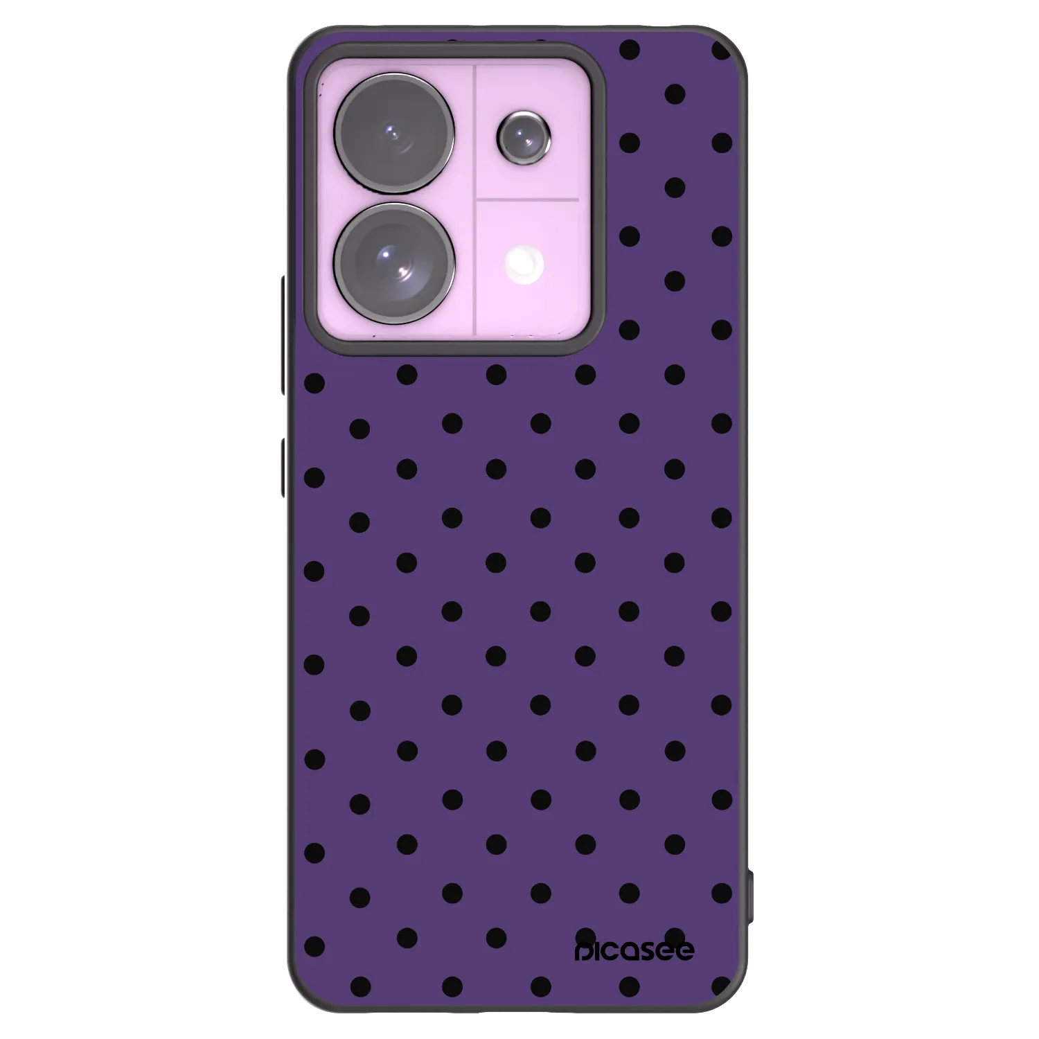 Picasee crna silikonska maskica za Xiaomi Redmi Note 13 Pro 5G - Flickers 2