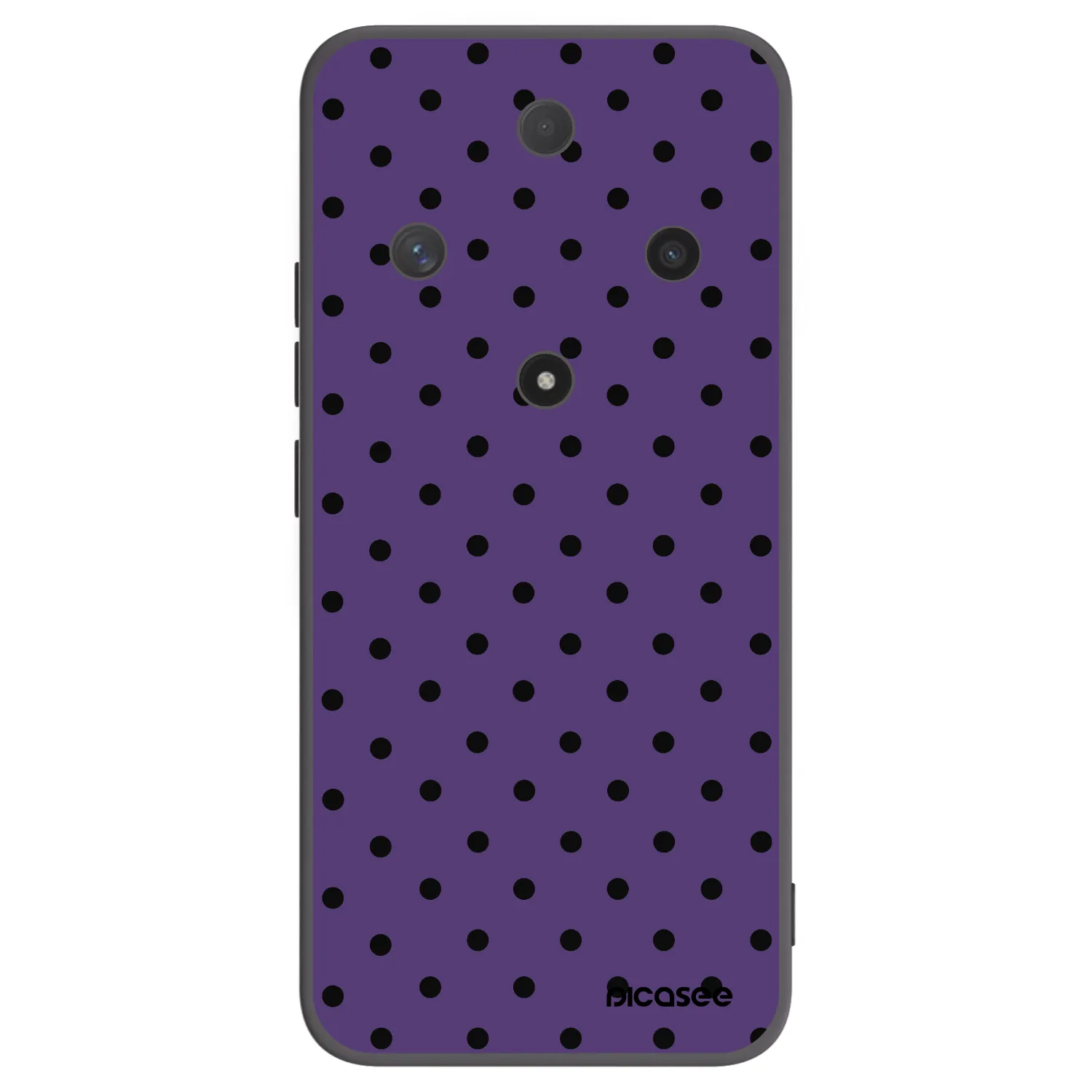 Picasee crna silikonska maskica za Honor Magic6 Lite 5G - Flickers 2