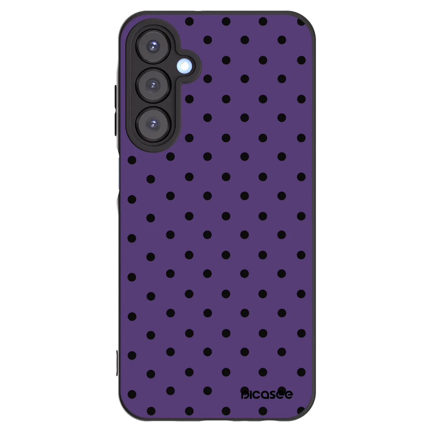 Picasee crna silikonska maskica za Samsung Galaxy A25 A256B 5G - Flickers 2