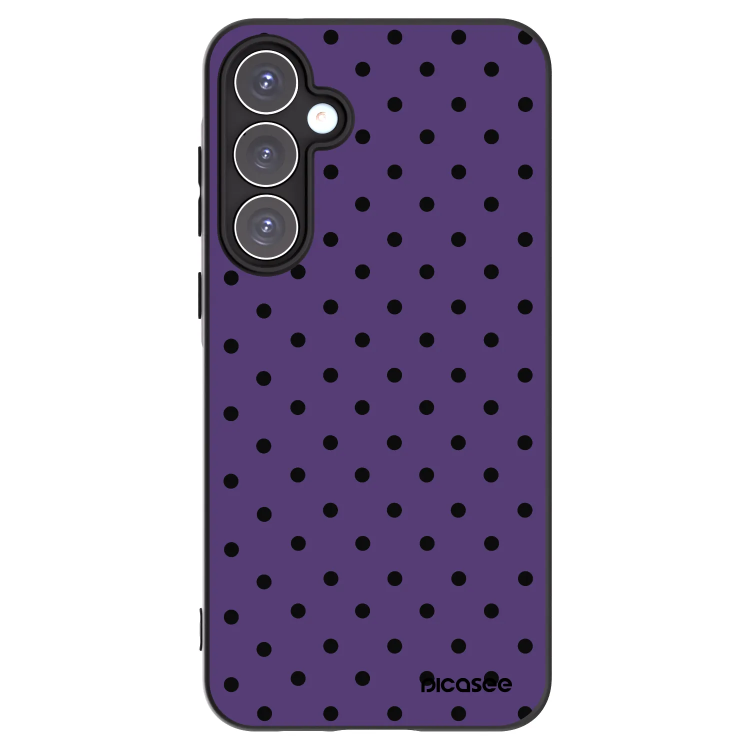 Picasee crna silikonska maskica za Samsung Galaxy A55 5G A556B - Flickers 2