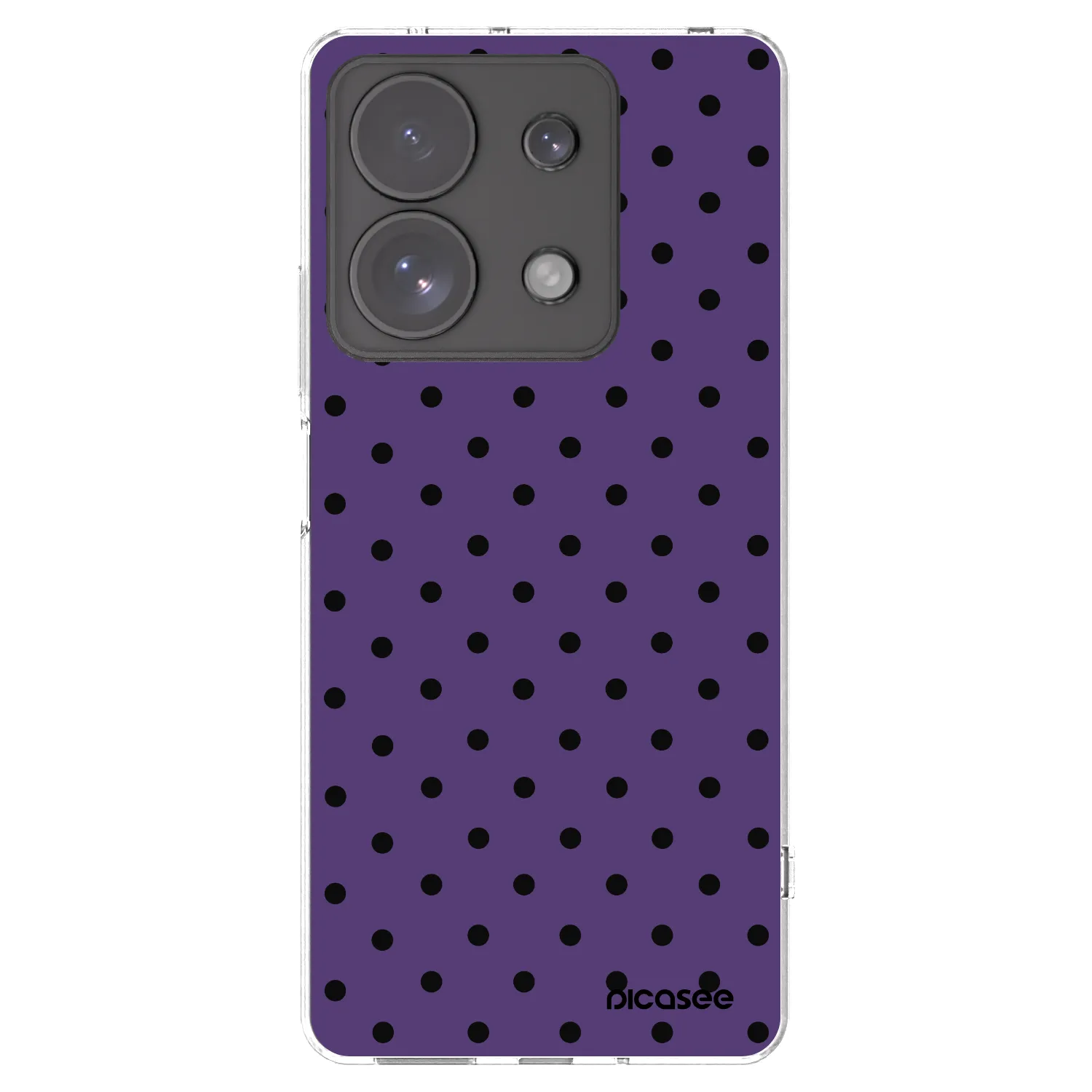 Picasee silikonska prozirna maskica za Xiaomi Redmi Note 13 Pro 4G - Flickers 2