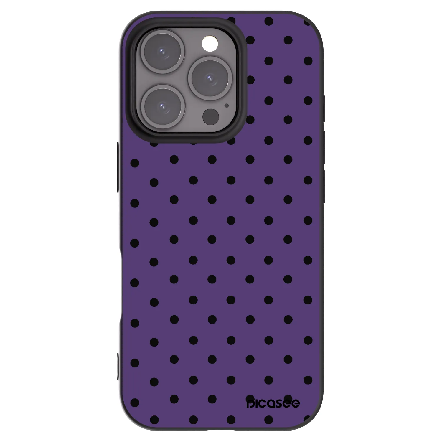 Picasee crna silikonska maskica za Apple iPhone 16 Pro - Flickers 2