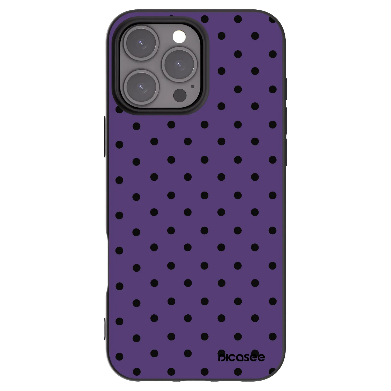 Picasee crna silikonska maskica za Apple iPhone 16 Pro Max - Flickers 2