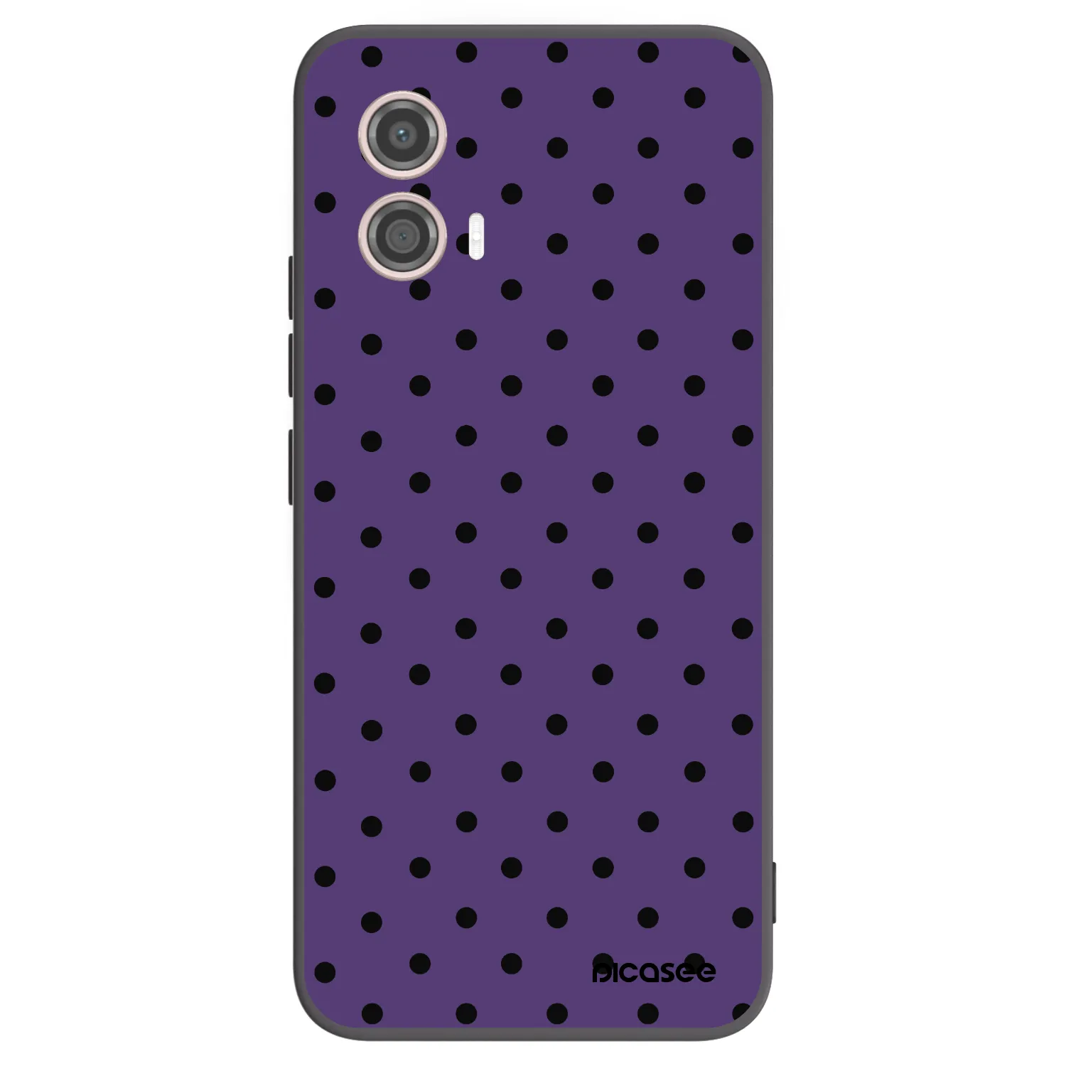 Picasee crna silikonska maskica za Motorola Moto G53 5G - Flickers 2