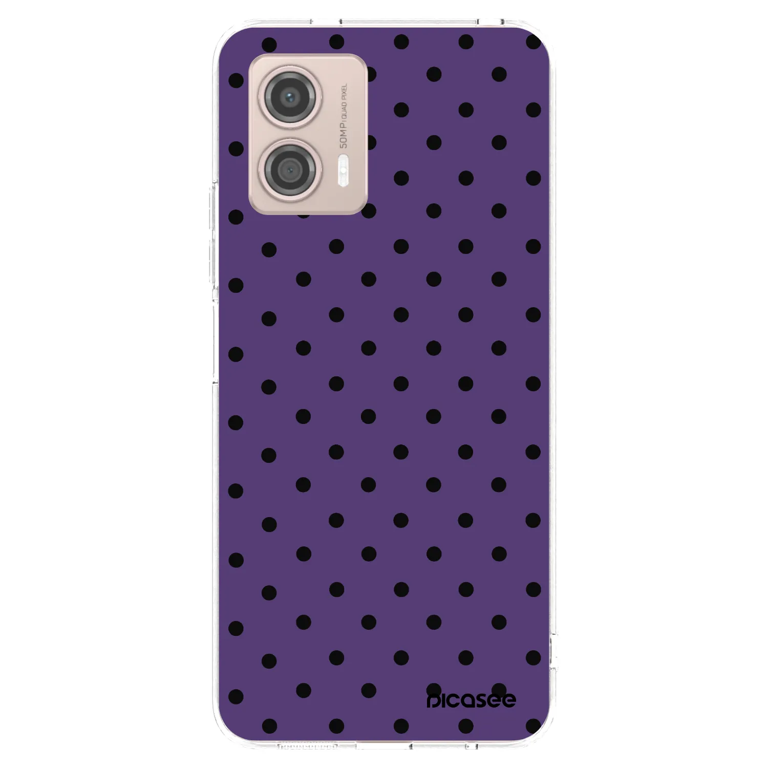 Picasee silikonska prozirna maskica za Motorola Moto G53 5G - Flickers 2