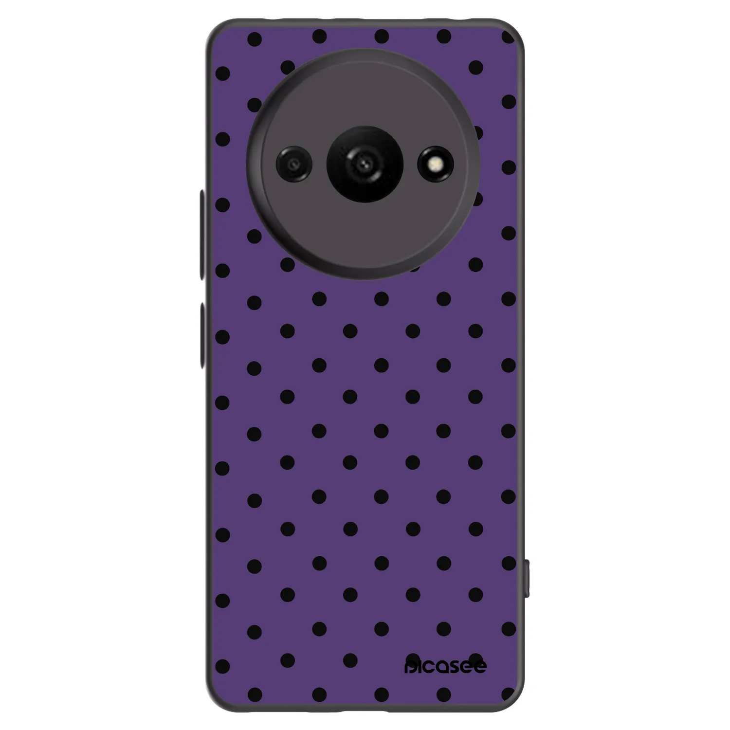Picasee crna silikonska maskica za Xiaomi Redmi A3 - Flickers 2