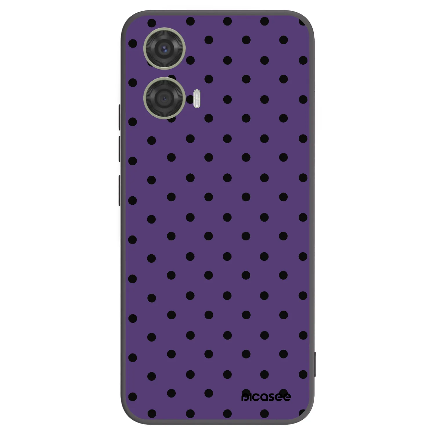 Picasee crna silikonska maskica za Motorola Moto G24 - Flickers 2