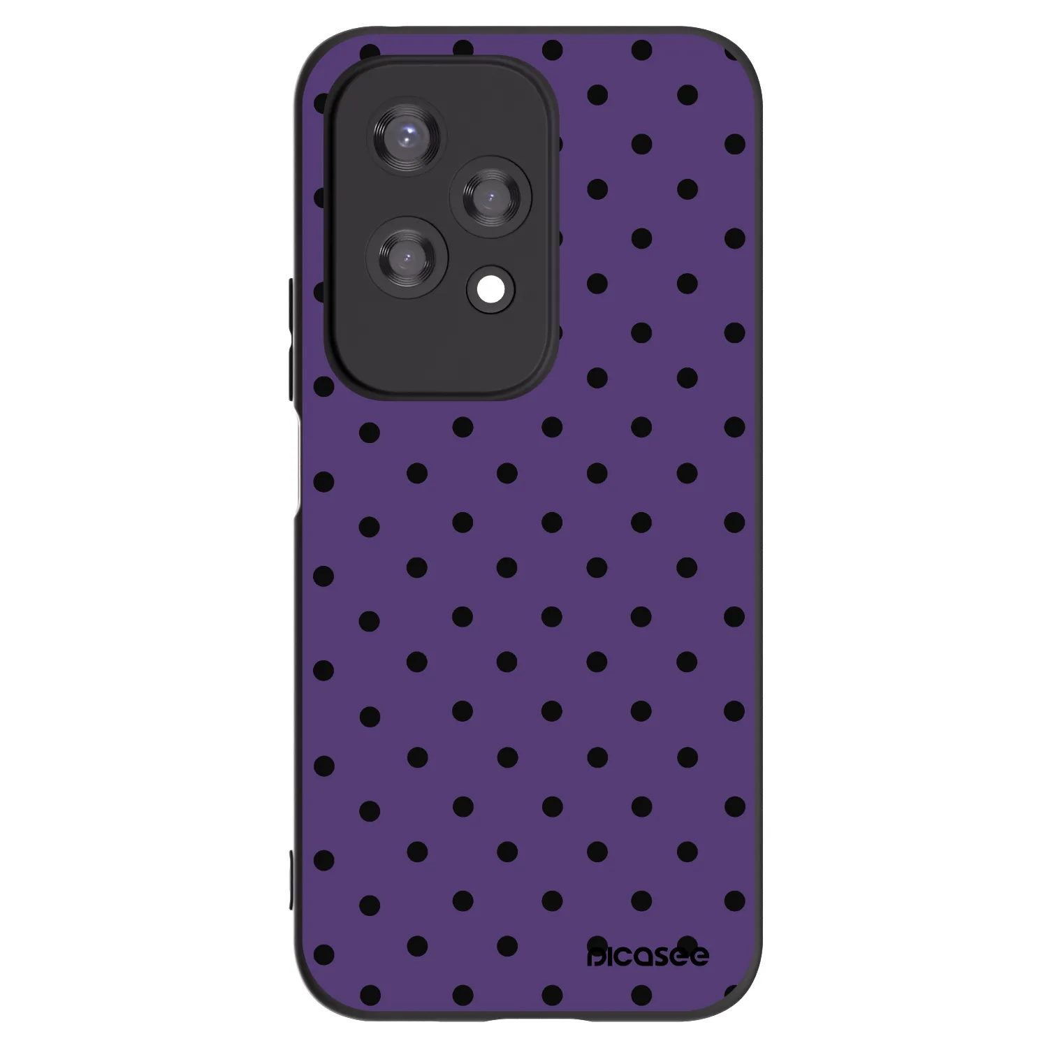 Picasee crna silikonska maskica za Honor 200 Lite - Flickers 2