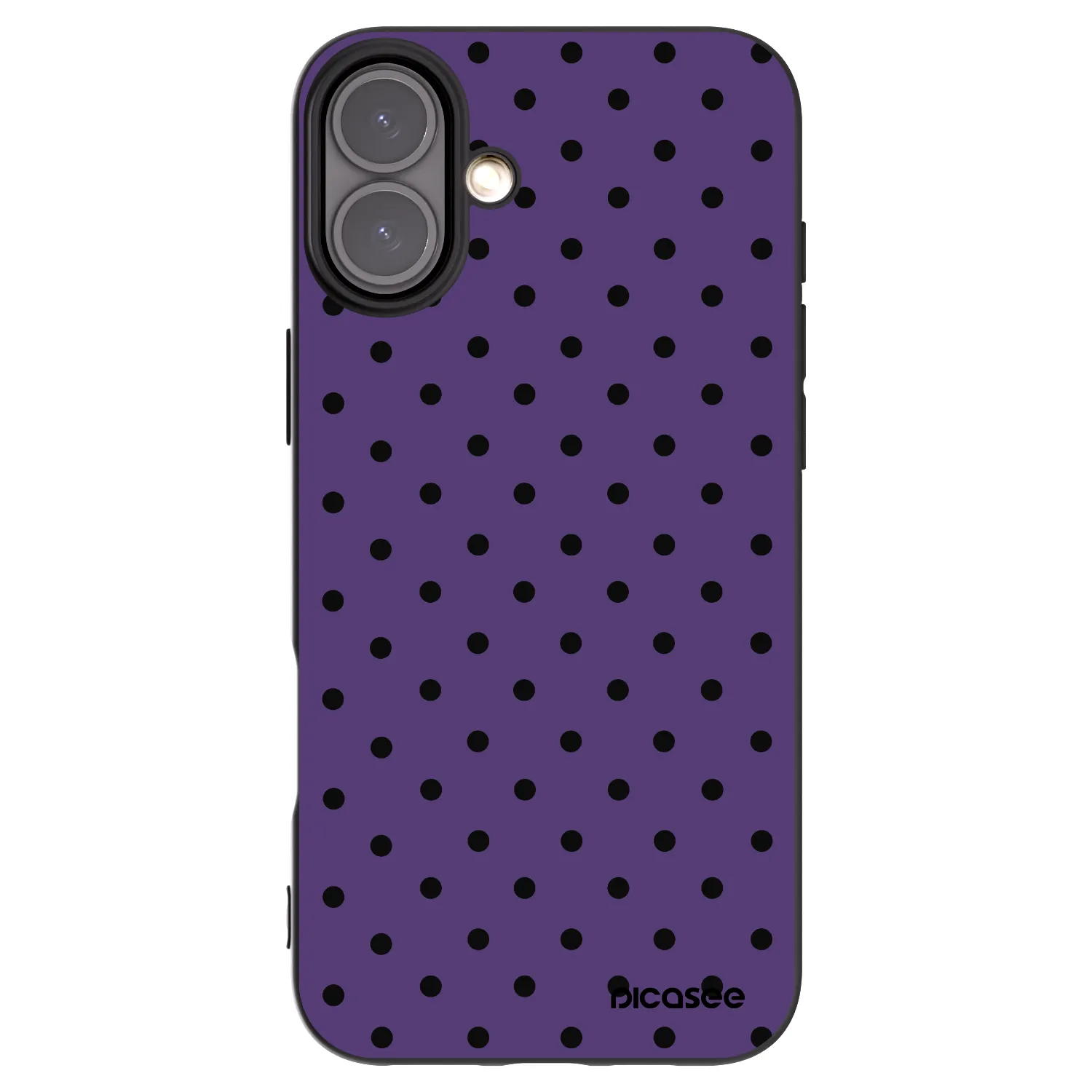 Picasee crna silikonska maskica za Apple iPhone 16 Plus - Flickers 2