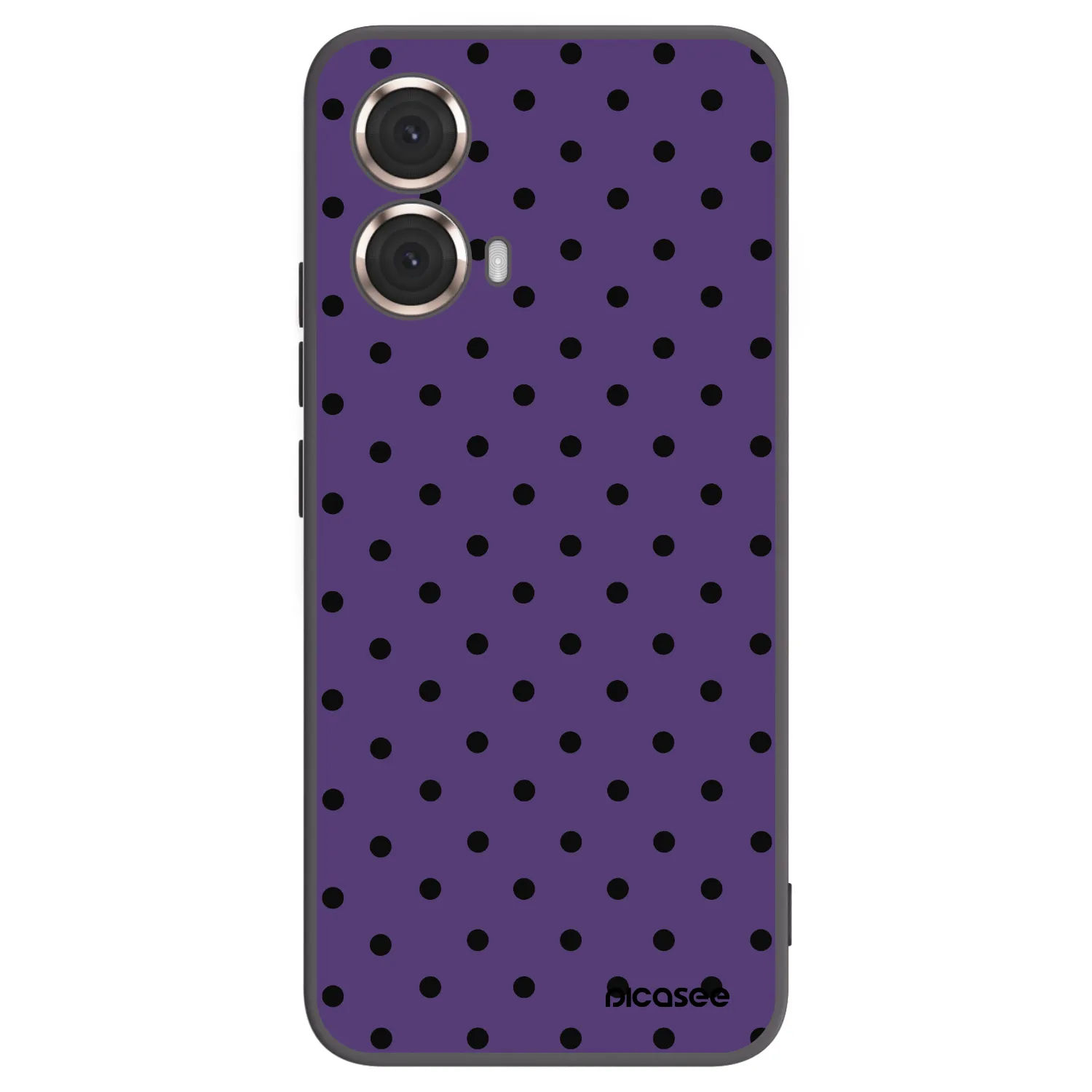 Picasee crna silikonska maskica za Motorola Moto G85 - Flickers 2