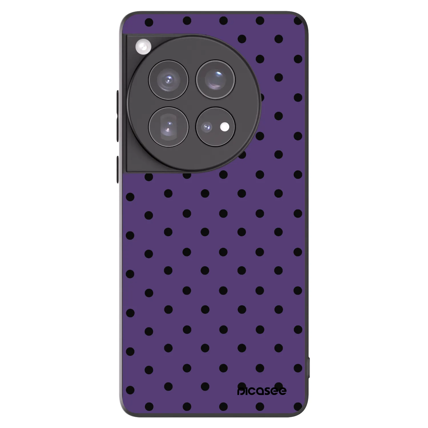 Picasee crna silikonska maskica za OnePlus 12 5G - Flickers 2