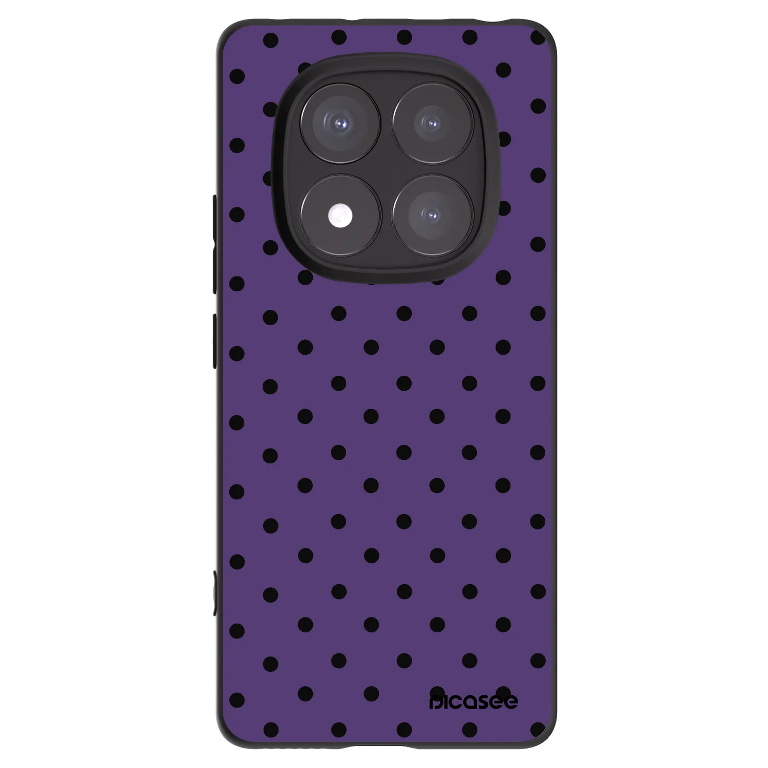 Picasee crna silikonska maskica za Xiaomi Redmi Note 14 Pro+ 5G - Flickers 2