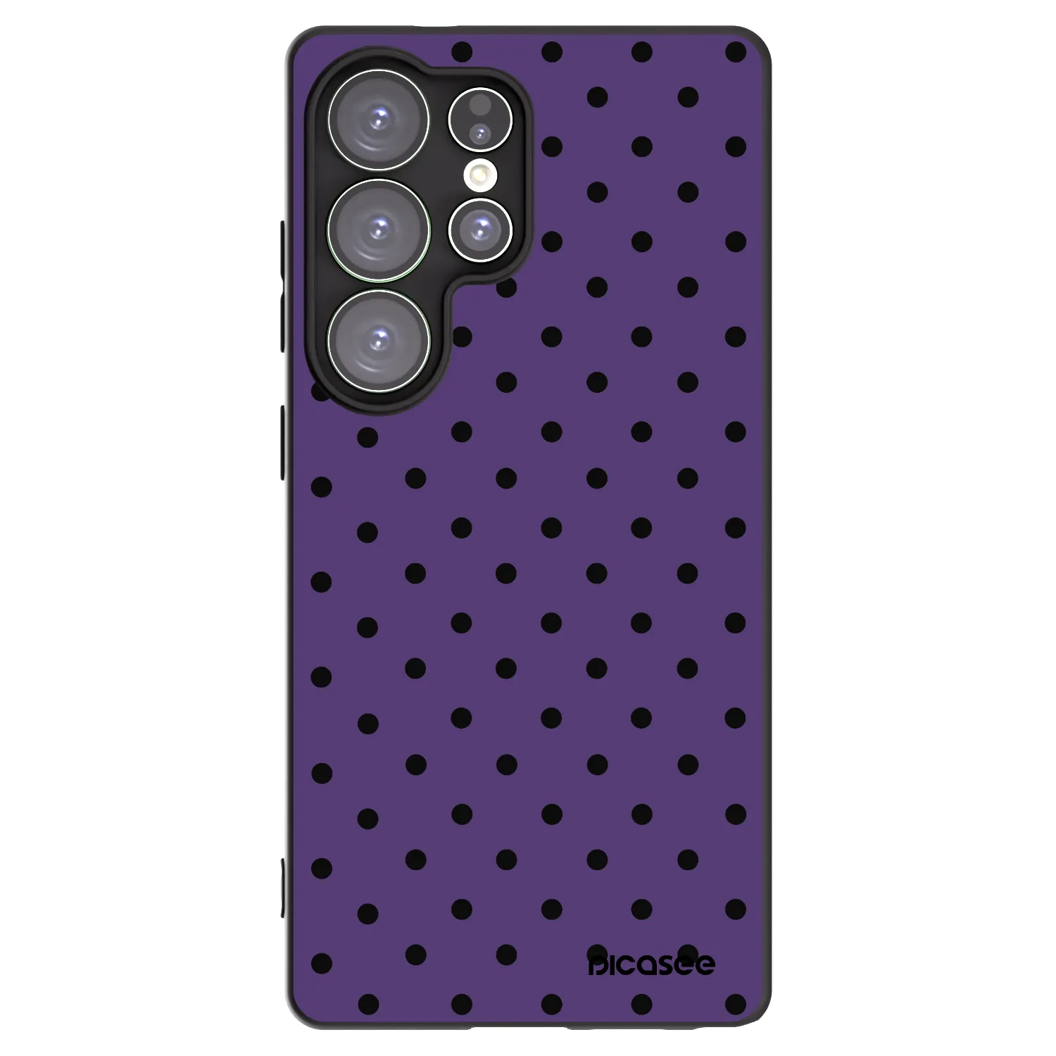 Picasee crna silikonska maskica za Samsung Galaxy S25 Ultra 5G - Flickers 2